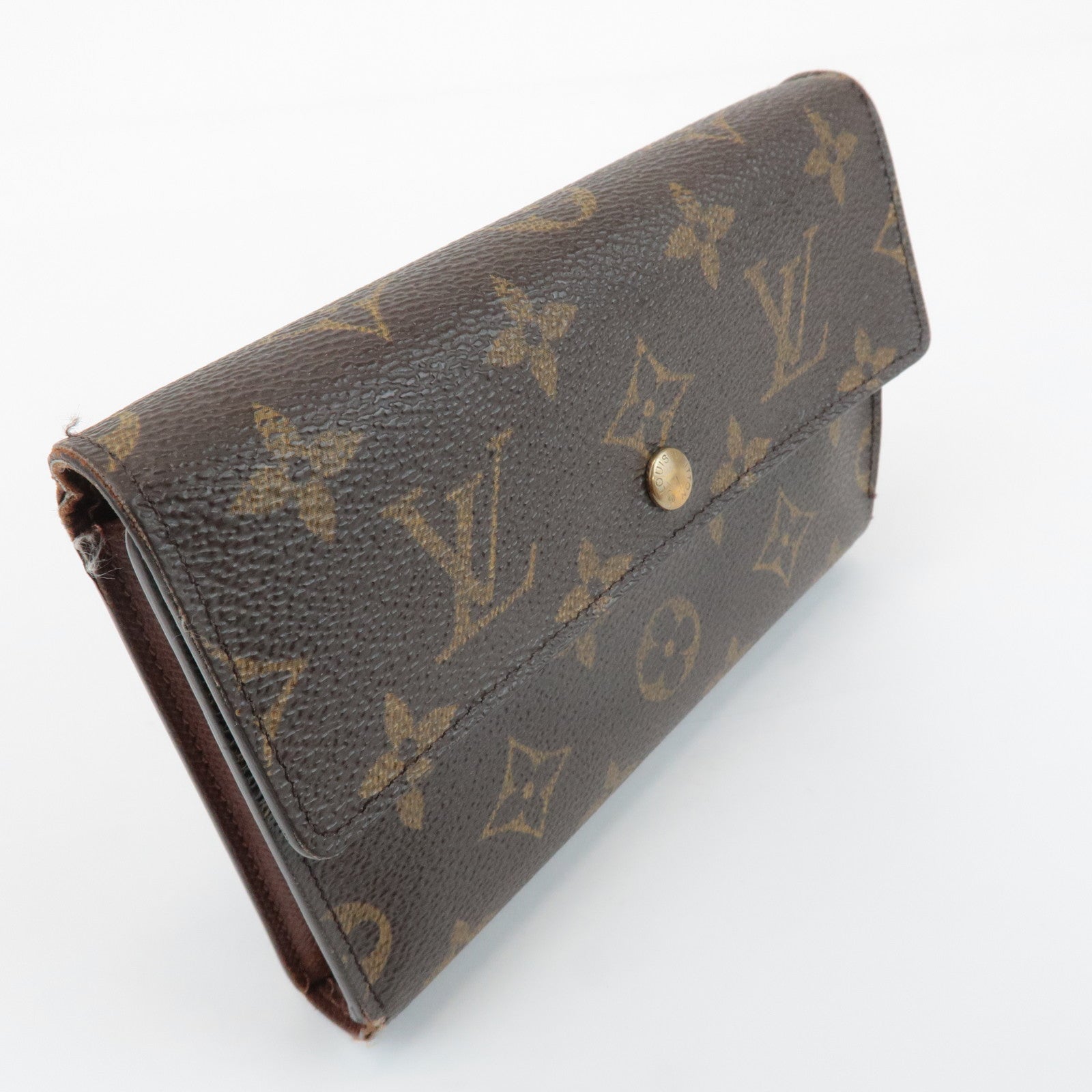 Louis Vuitton Monogram Porte Tresor Etui Papiers Wallet M61202