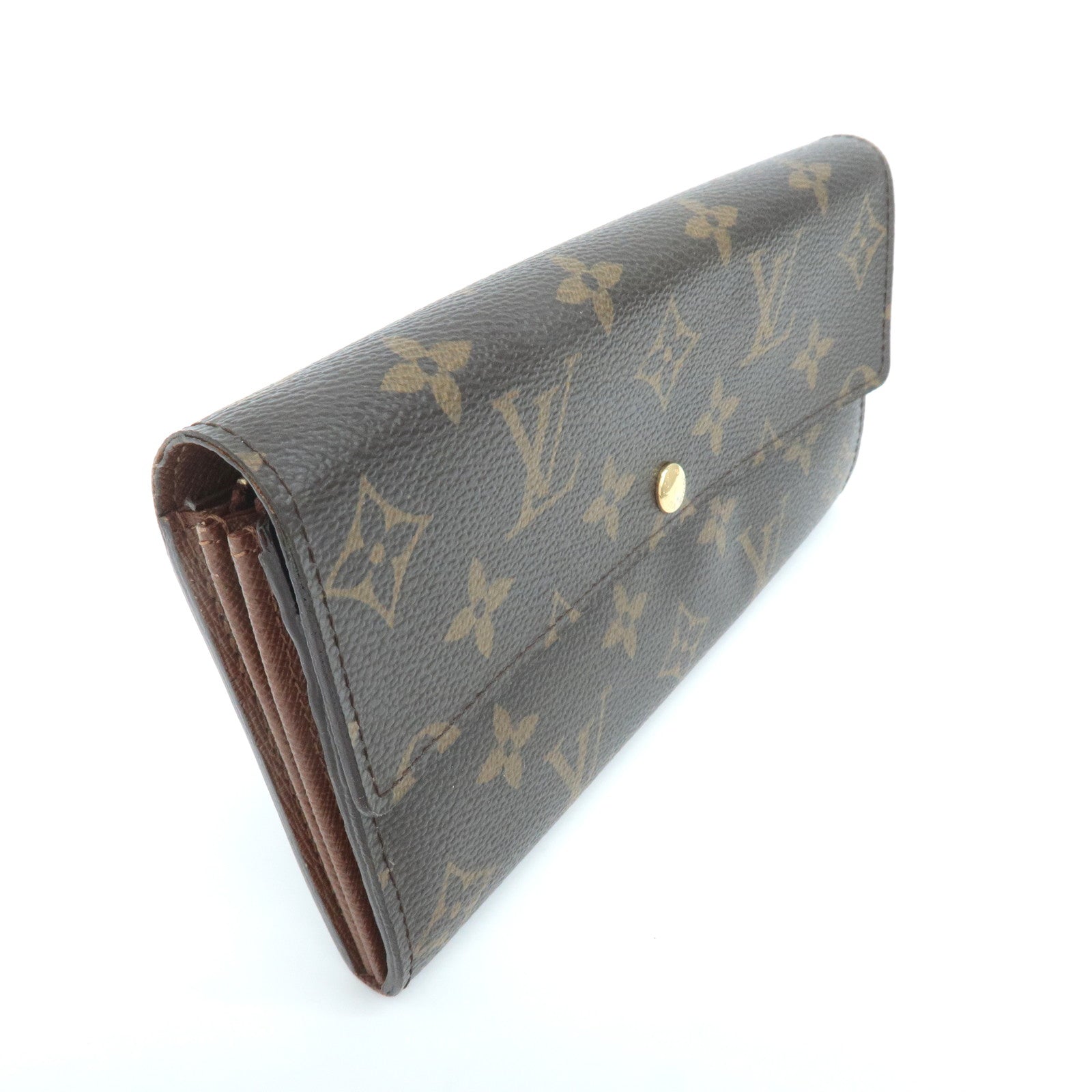 Louis Vuitton Monogram Portefeuille Sarah Long Wallet M61734 Used