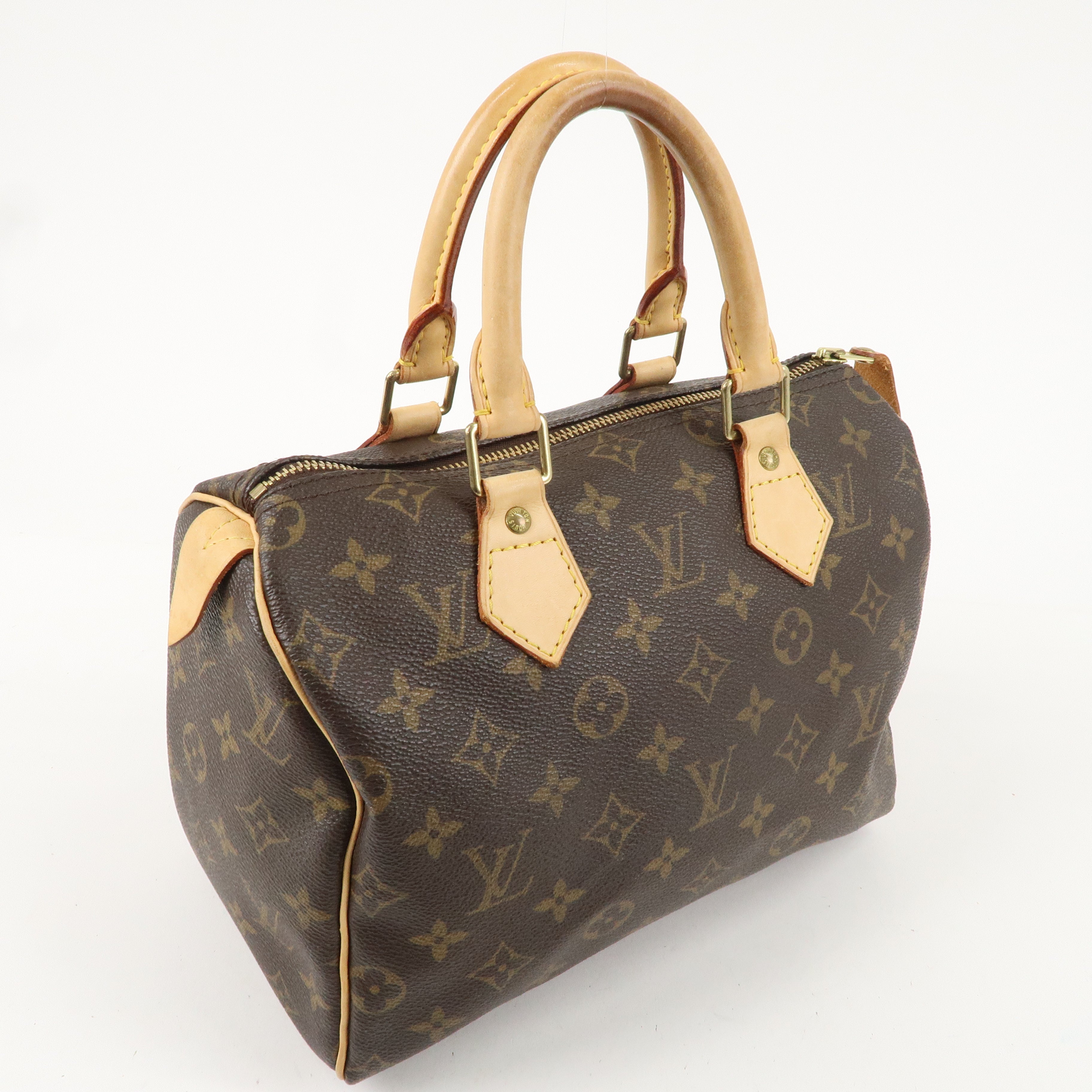 Louis Vuitton Monogram Speedy 25 Hand Bag Boston Bag M41528