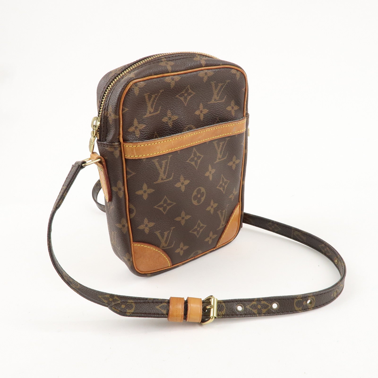 Louis Vuitton Monogram Danube Shoulder Bag Brown M45266