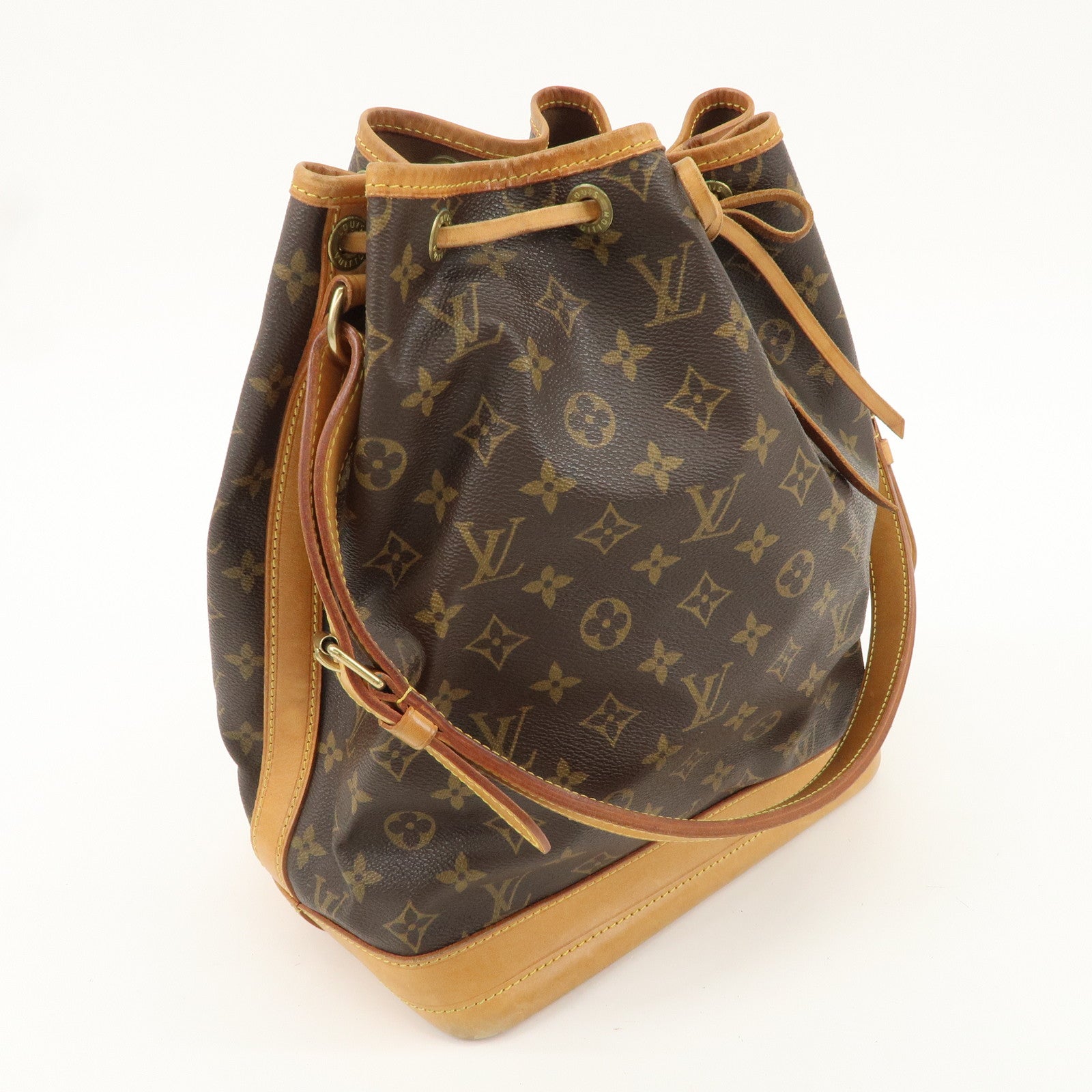 Louis Vuitton Monogram Noe Shoulder Bag Hand Bag Brown M42224