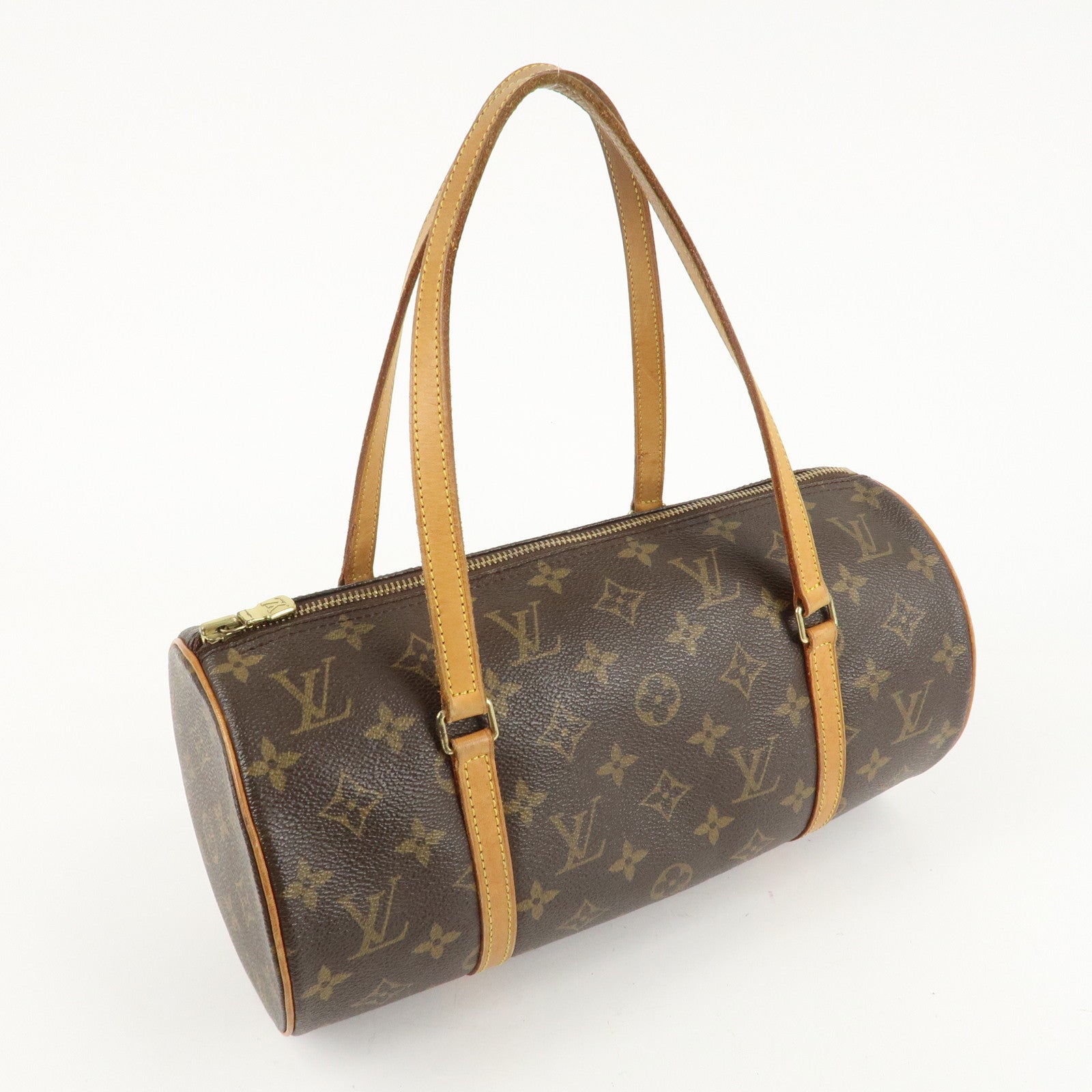 Louis Vuitton Monogram Papillon 30 Hand Bag New Style M51385 Used