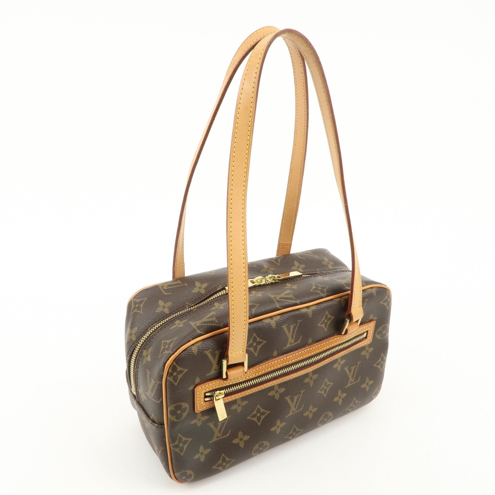 Louis Vuitton Monogram Cite MM Shoulder Bag Hand Bag M51182 Used