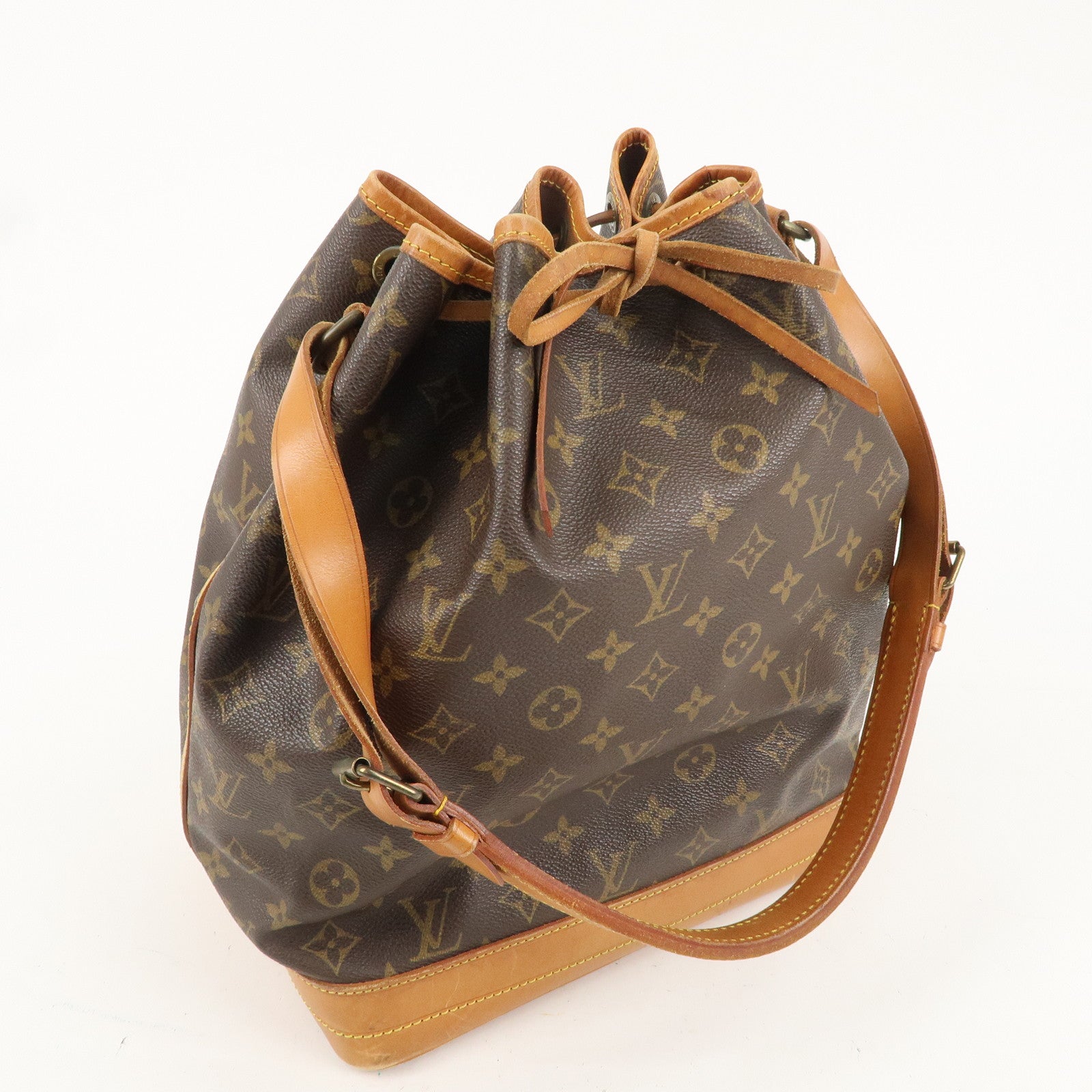 Louis Vuitton Monogram Noe Shoulder Bag Hand Bag Brown M42224