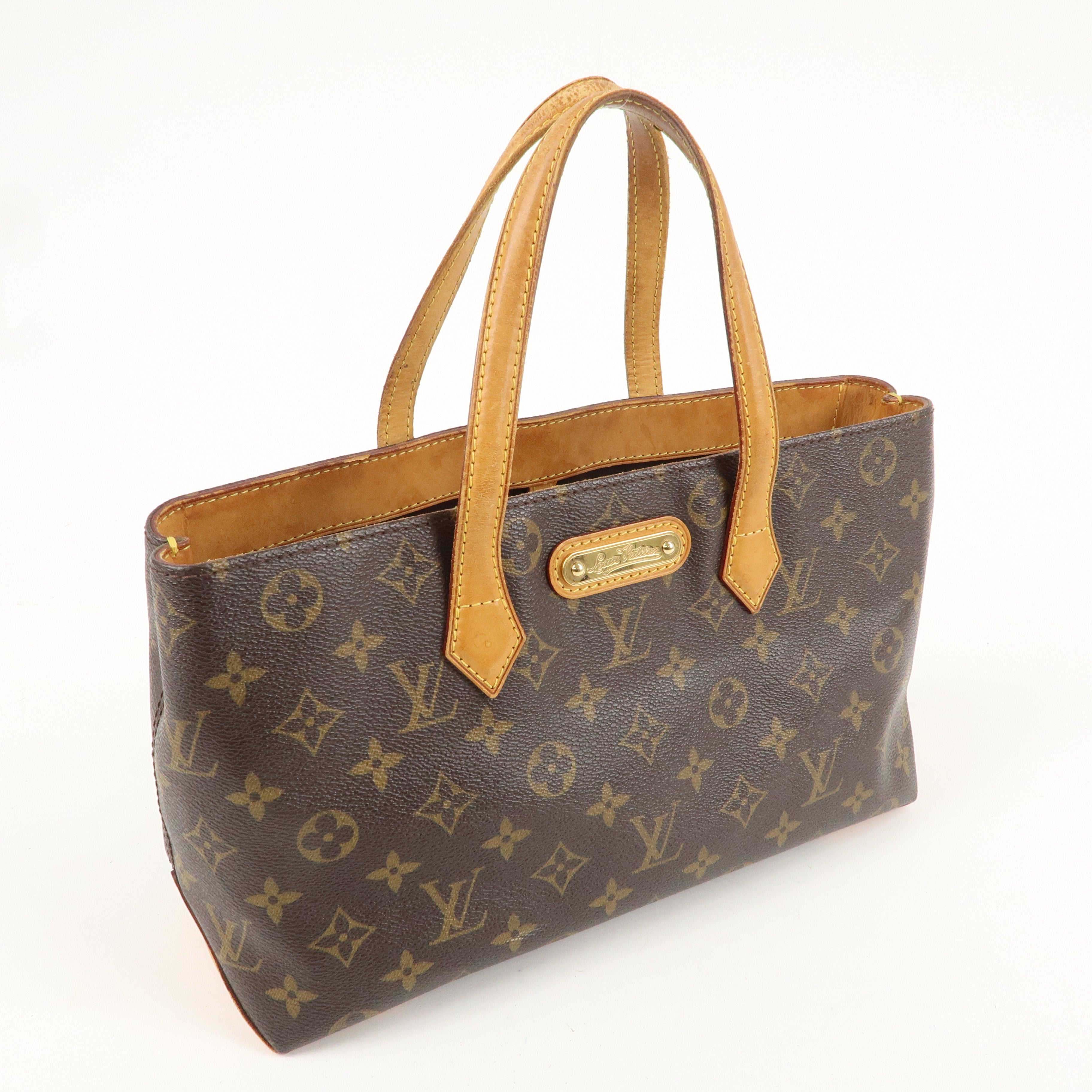 Louis Vuitton Monogram Wilshire PM Hand Bag Tote Bag M45643