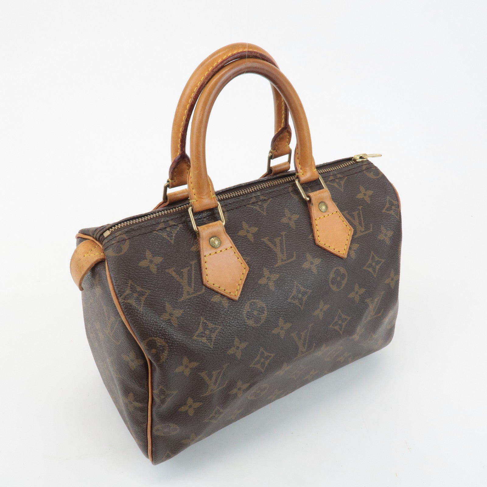 Louis Vuitton Monogram Speedy 25 Hand Bag Boston Bag M41528 Used