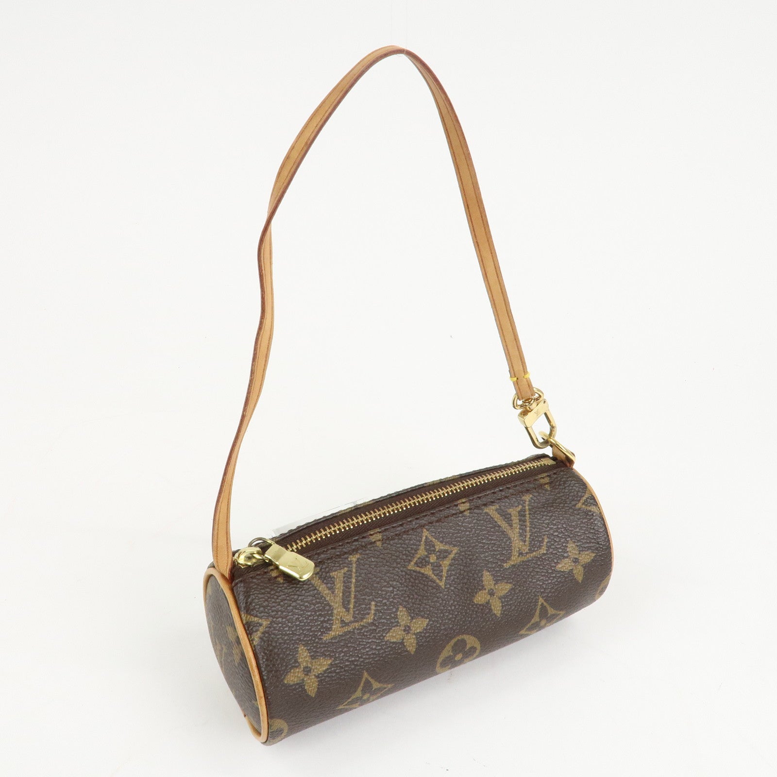 Louis Vuitton Monogram Mini Pouch for Papillon Bag New Style Brown Used