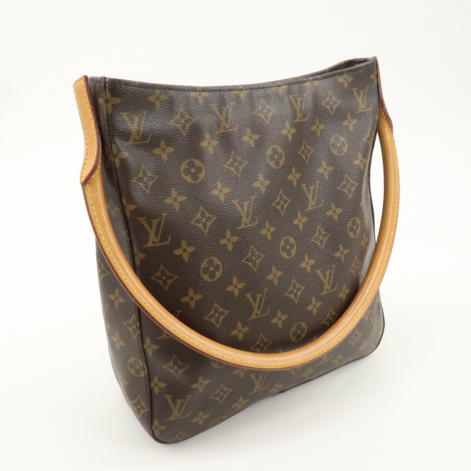 Louis Vuitton Monogram Looping GM Shoulder Bag Brown M51145