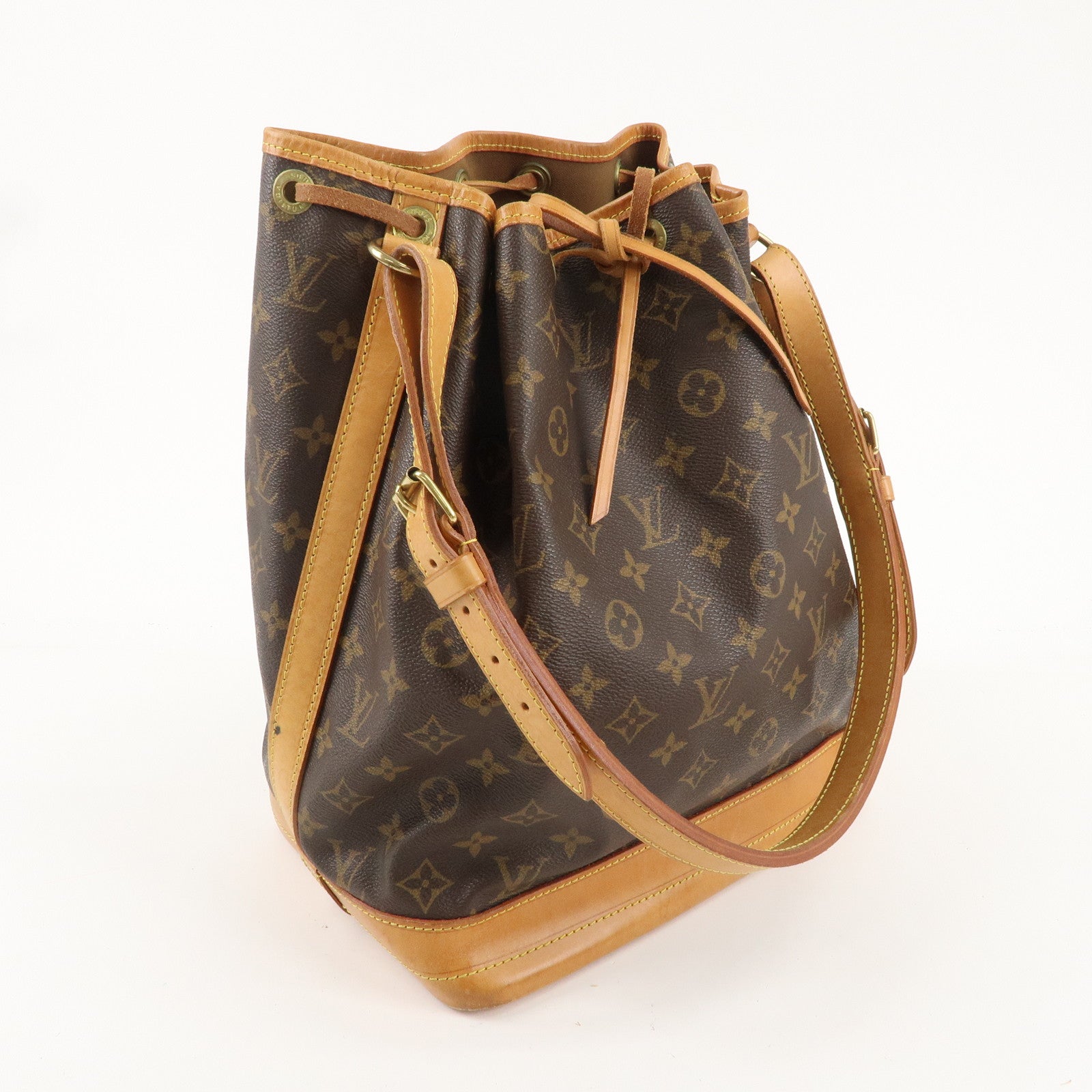 Louis Vuitton Monogram Noe Shoulder Bag Hand Bag Brown M42224