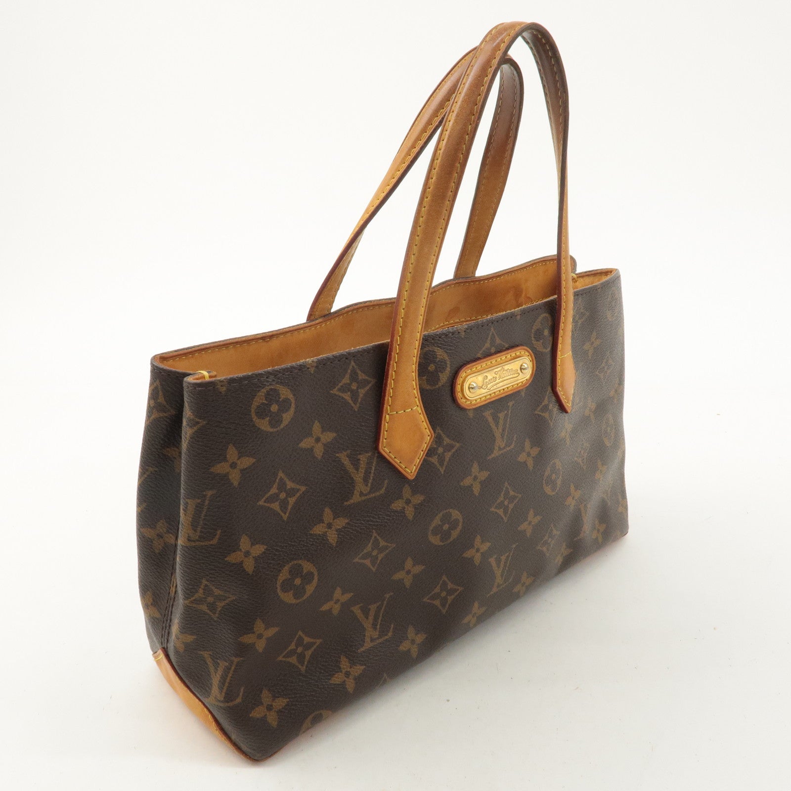 Louis Vuitton Monogram Wilshire PM Hand Bag Tote Bag M45643