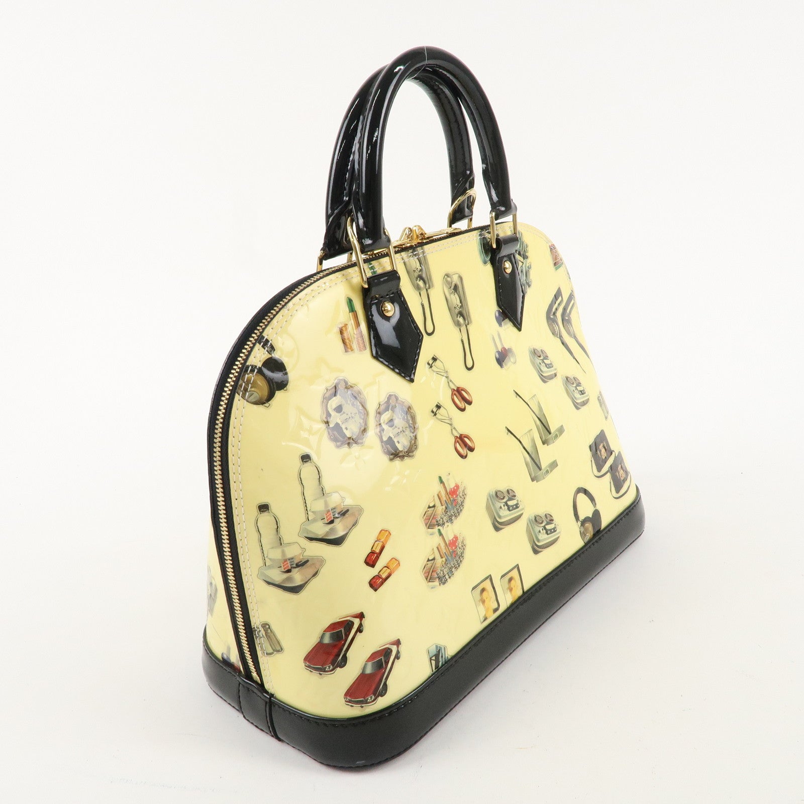 Louis Vuitton Monogram Vernis Sticker Collection Alma PM M50466