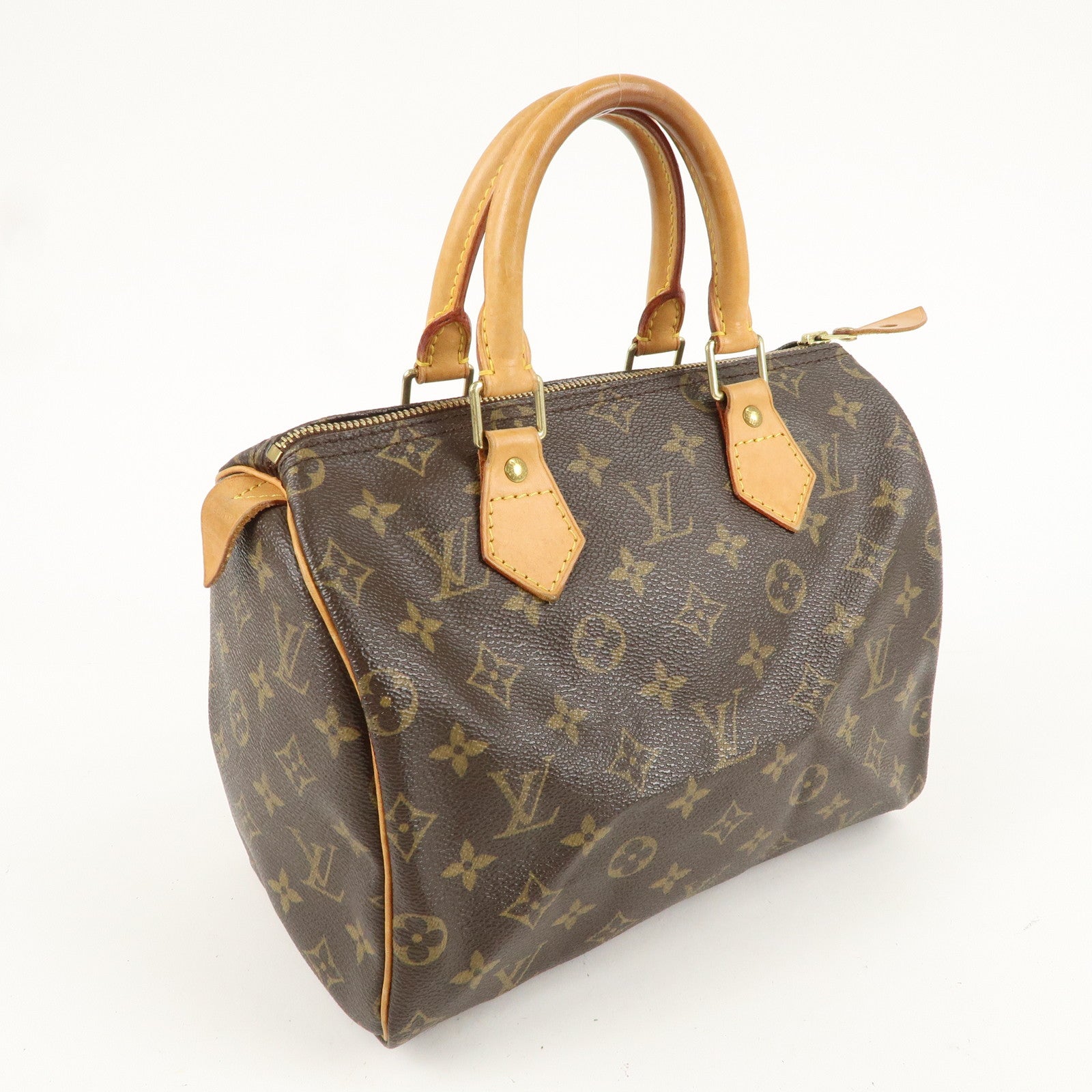 Louis Vuitton Monogram Speedy 25 Hand Bag Boston Bag M41528