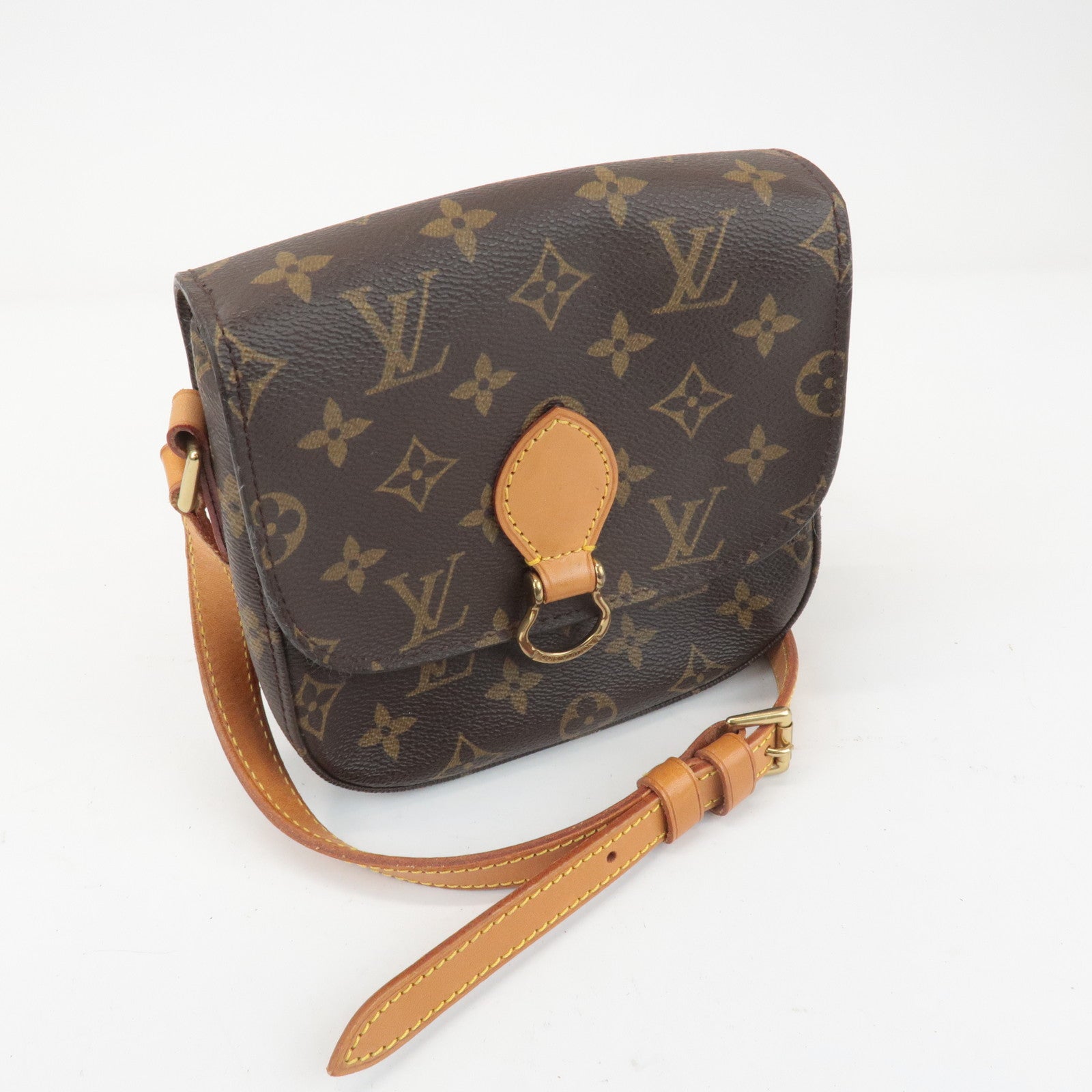 Louis Vuitton Monogram Mini Saint Cloud Shoulder Bag M51244 Used