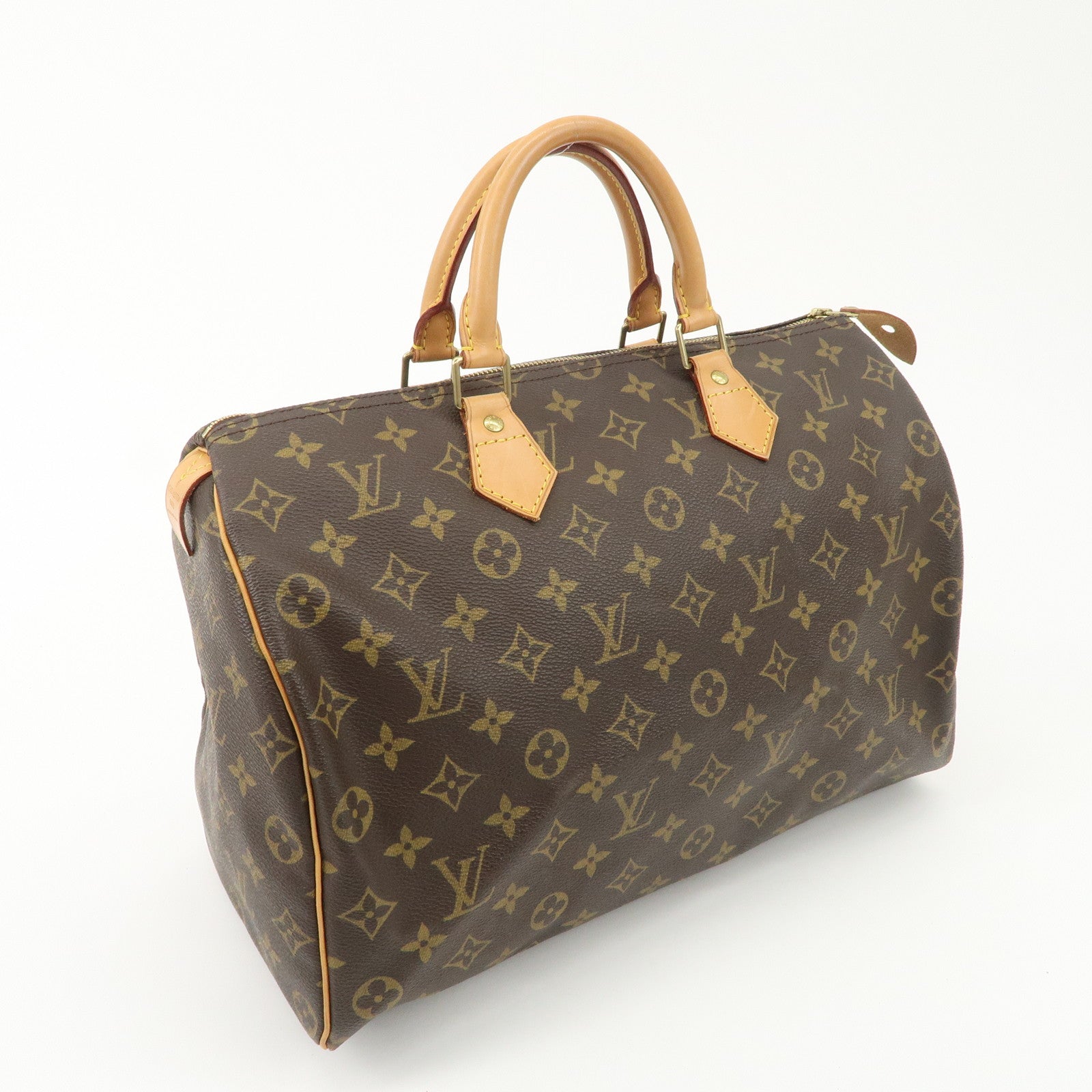 Louis Vuitton Monogram Speedy 35 Hand Bag Boston Bag M41524 Used