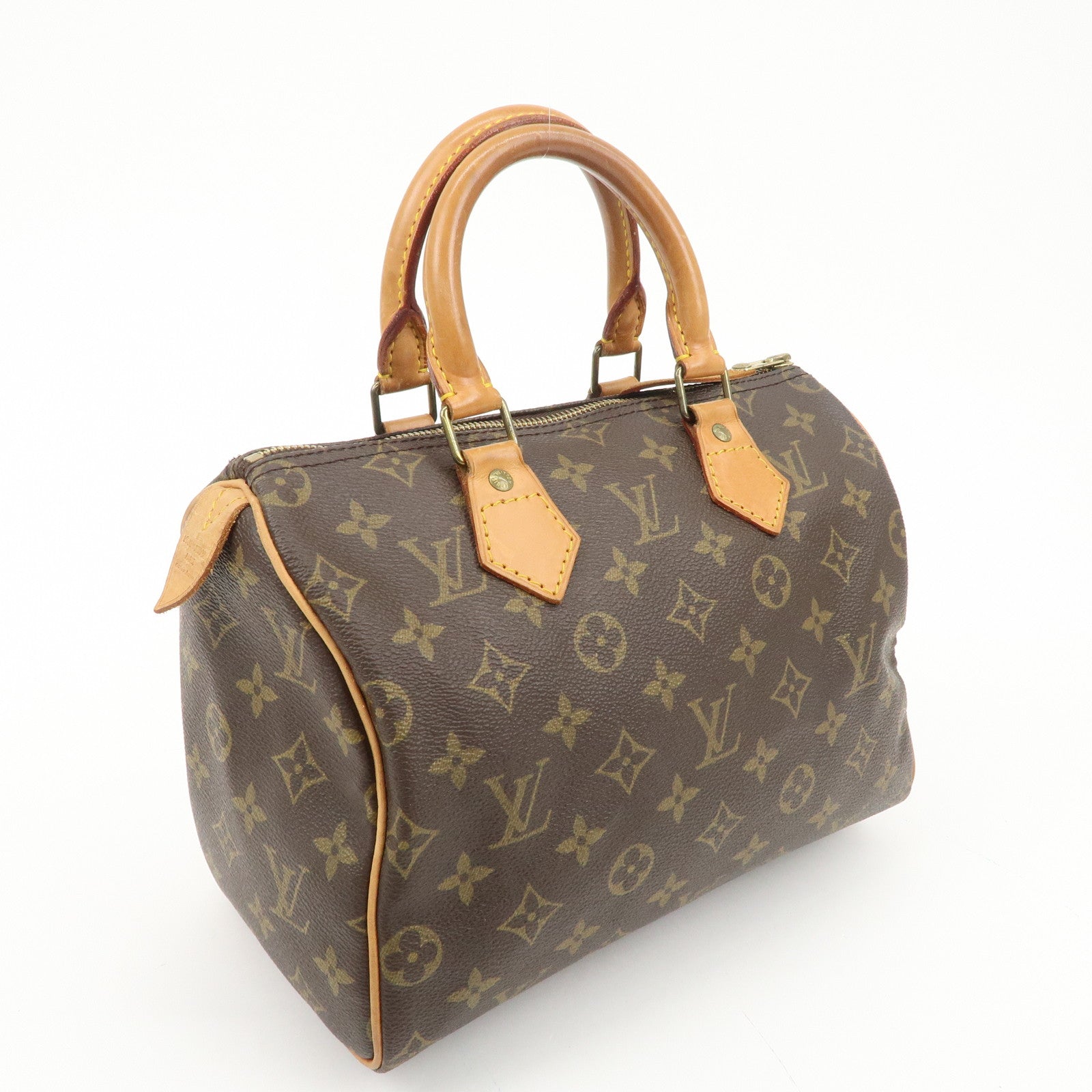 Louis Vuitton Monogram Speedy 25 Hand Bag Boston Bag M41528 Used