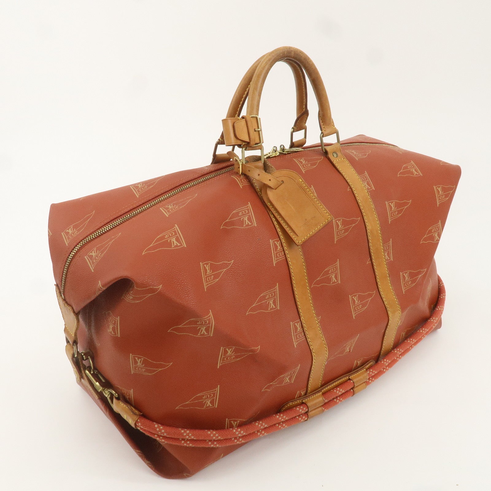 Louis Vuitton LV Cup Kabul Coating Canvas Boston Bag M80020