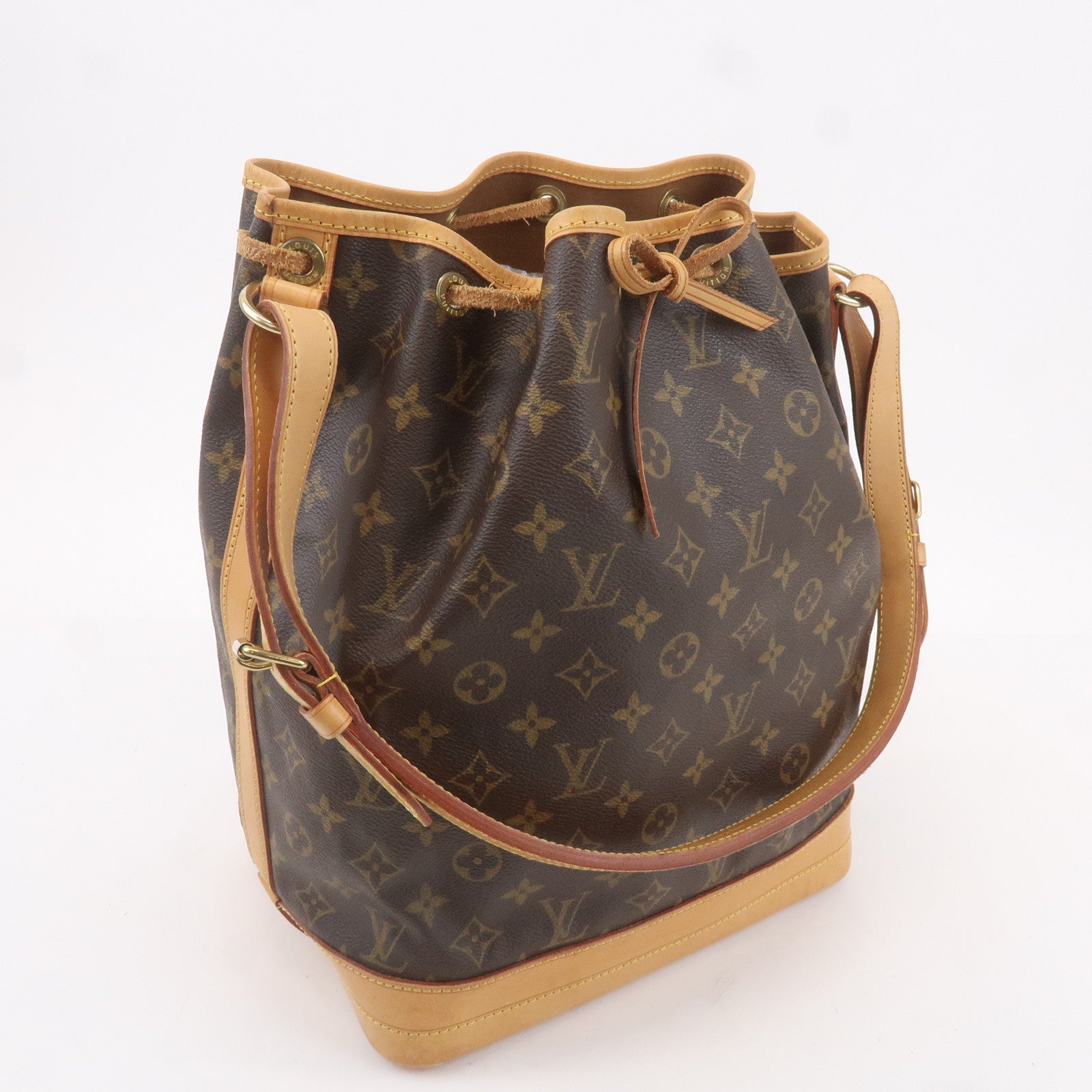 Louis Vuitton Monogram Noe Shoulder Bag Hand Bag Brown M42224