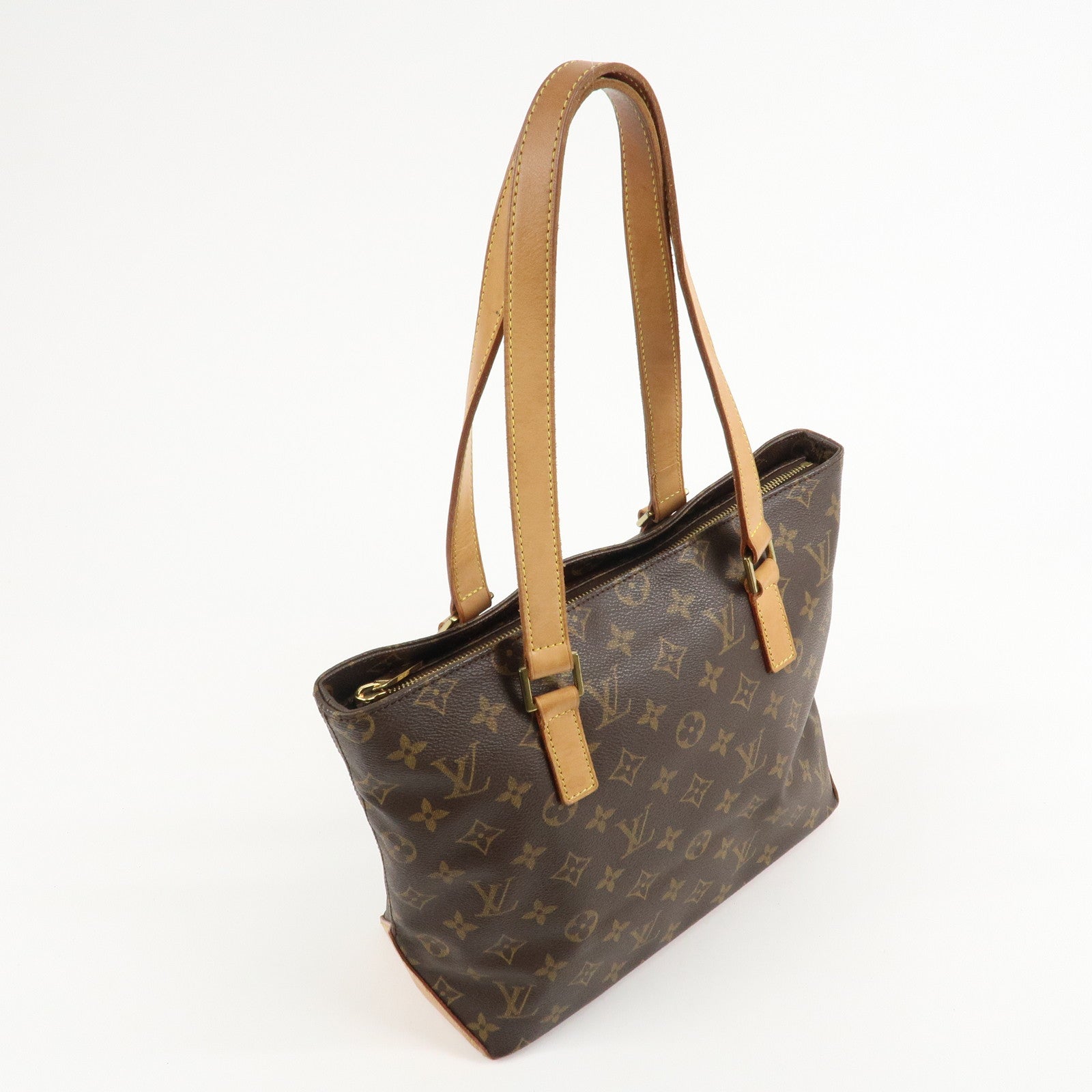 Louis Vuitton Monogram Cabas Piano Tote Bag Shoulder Bag M51148 Used