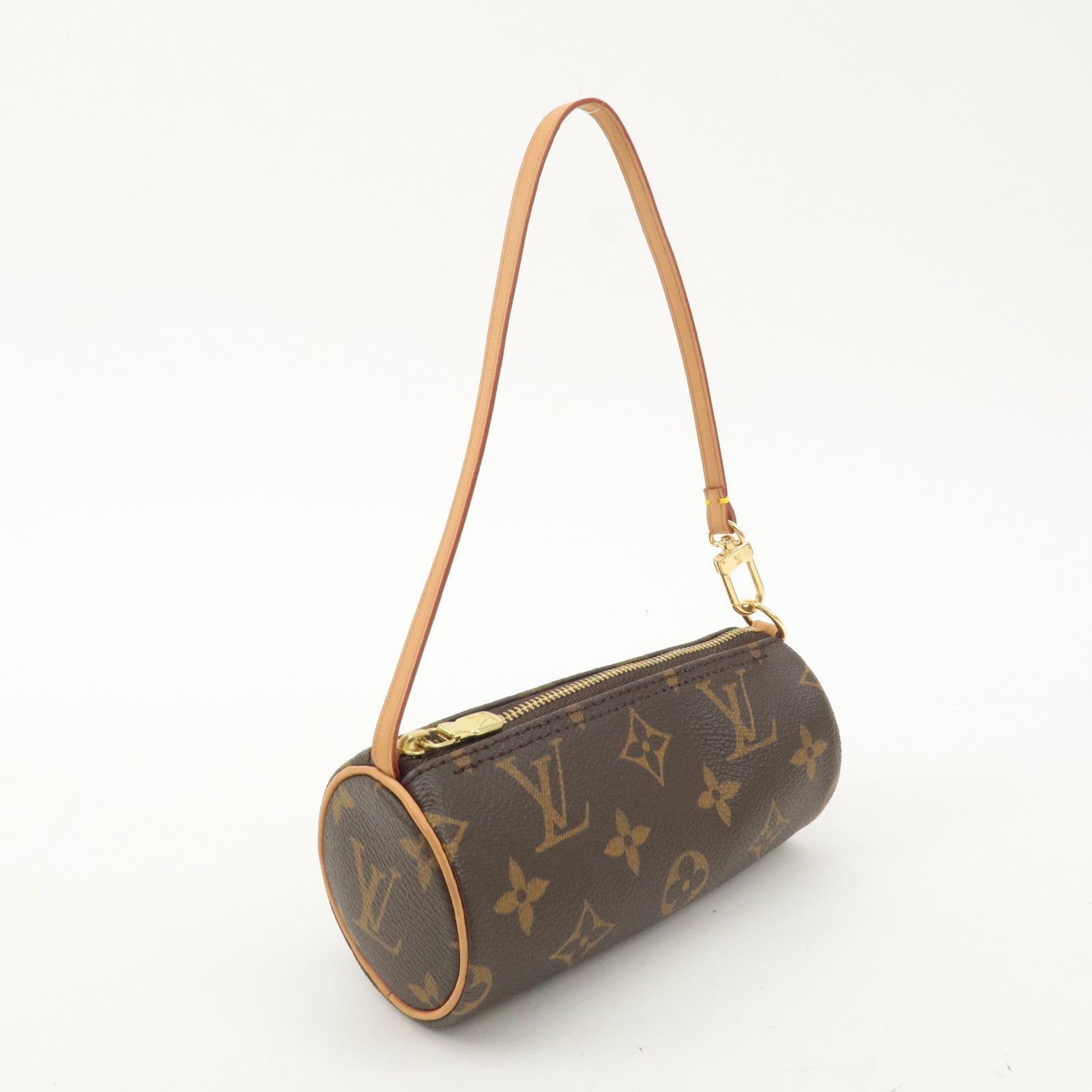 Louis Vuitton Monogram Mini Pouch for Papillon Hand Bag Brown