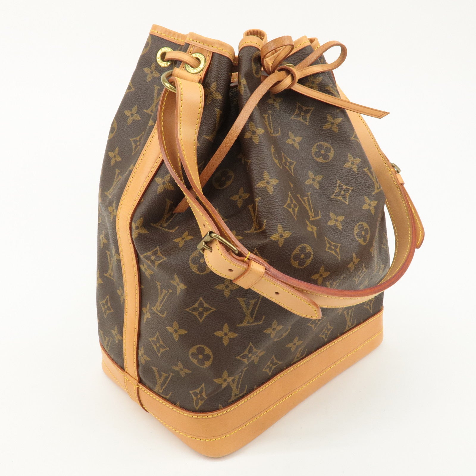 Louis Vuitton Monogram Noe Shoulder Bag Brown M42224