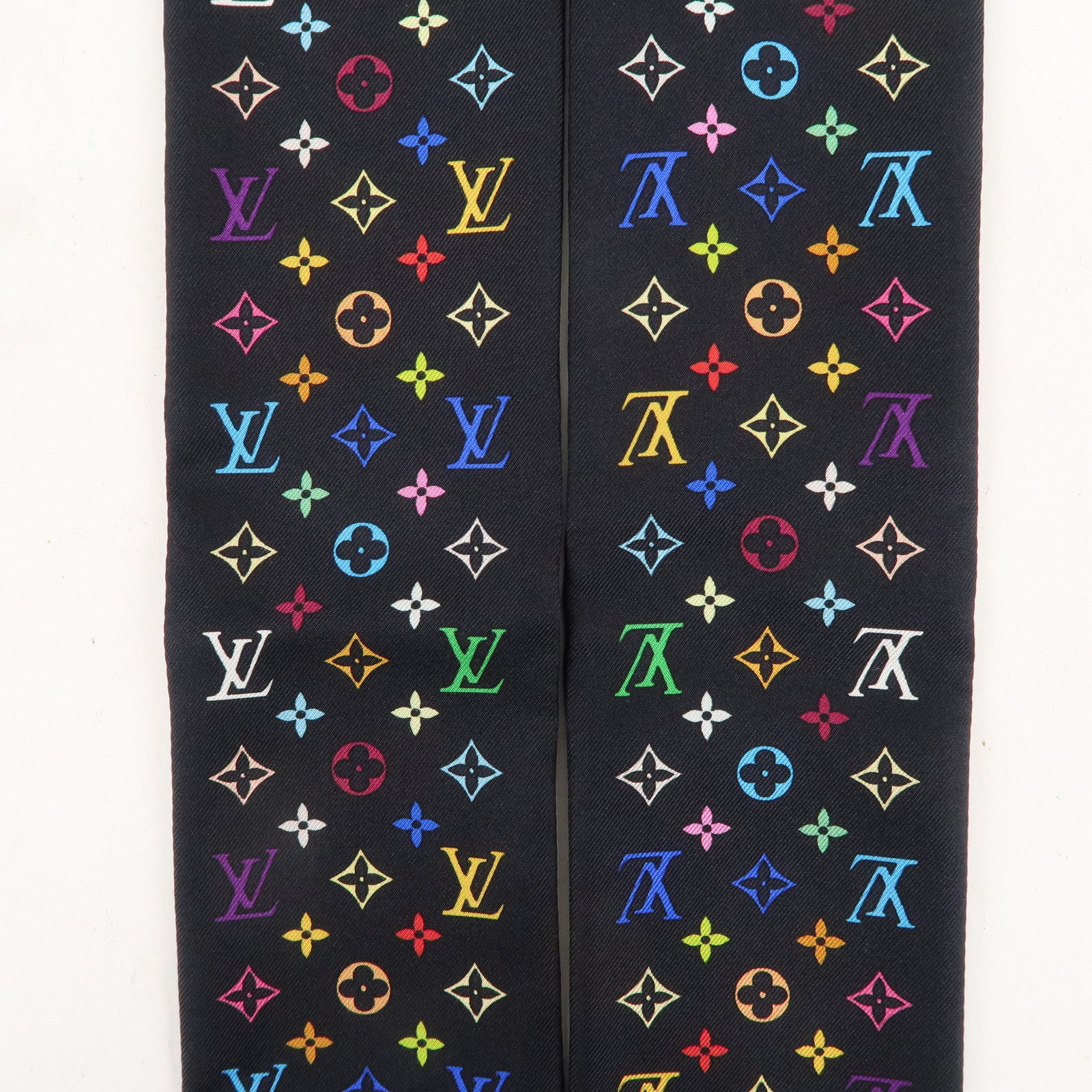 Louis Vuitton Bandeau Monogram Multicolor Scarf Noir M71992