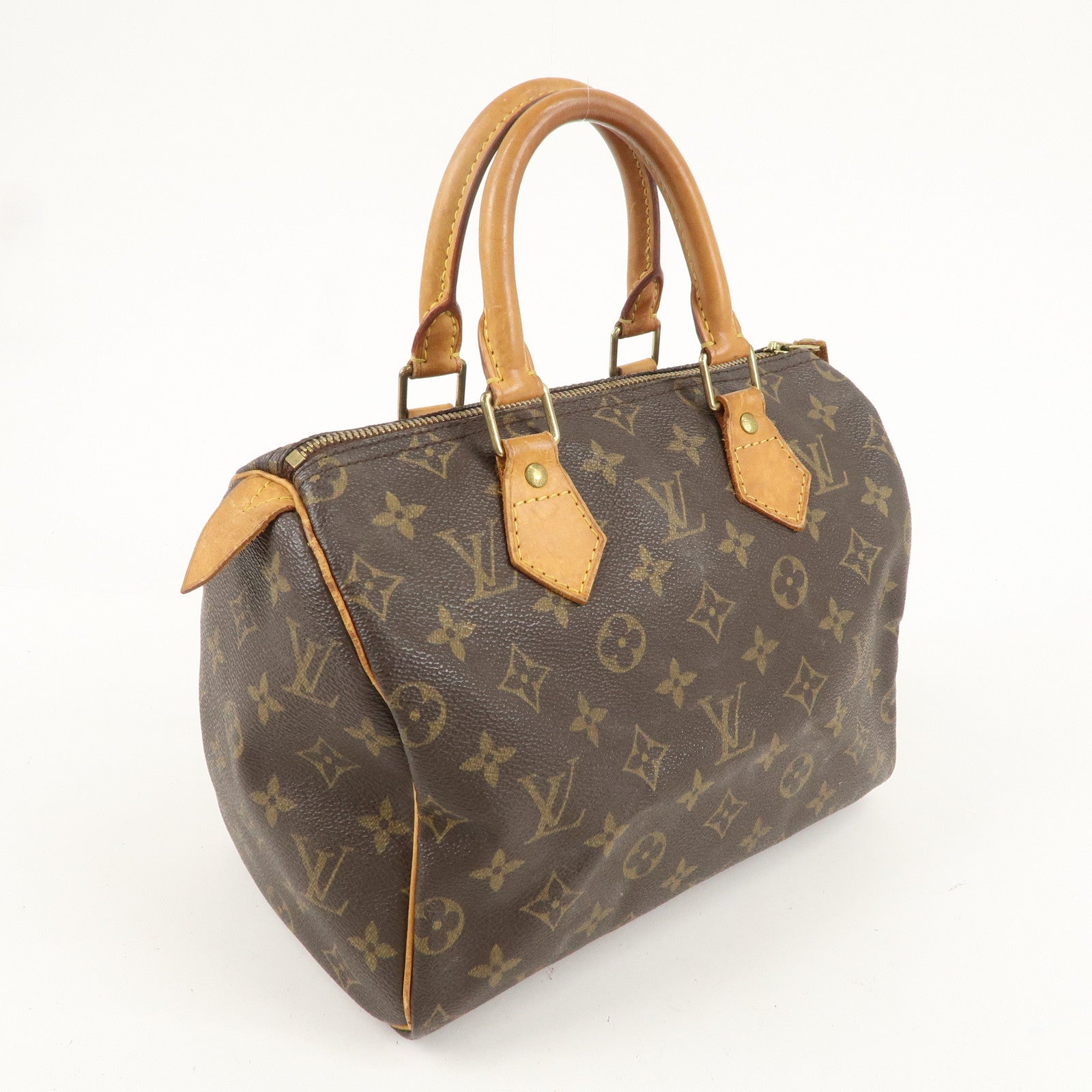 Louis Vuitton Monogram Speedy 25 Hand Bag Boston Bag M41528