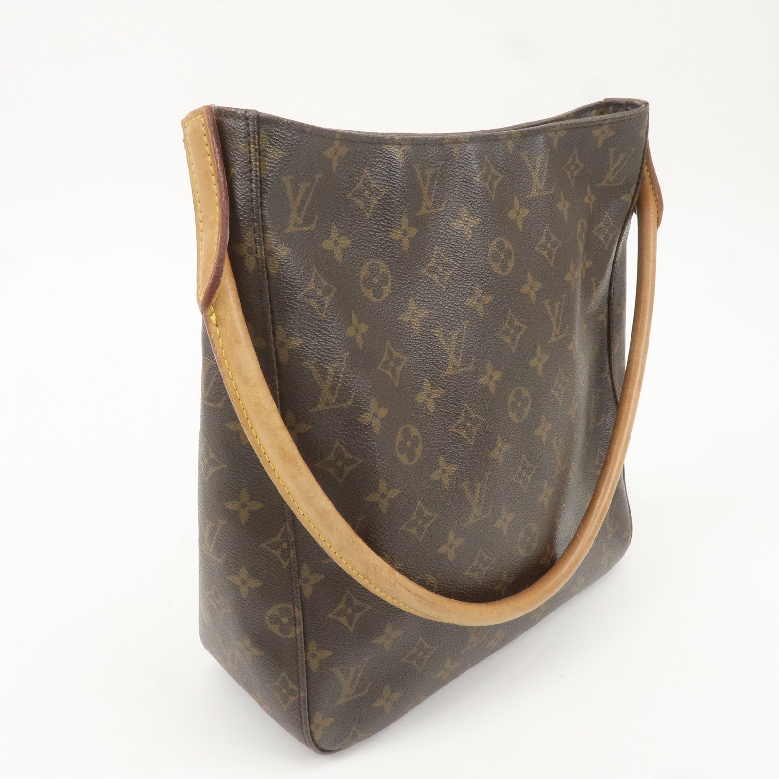 Louis Vuitton Monogram Looping GM Shoulder Bag Brown M51145