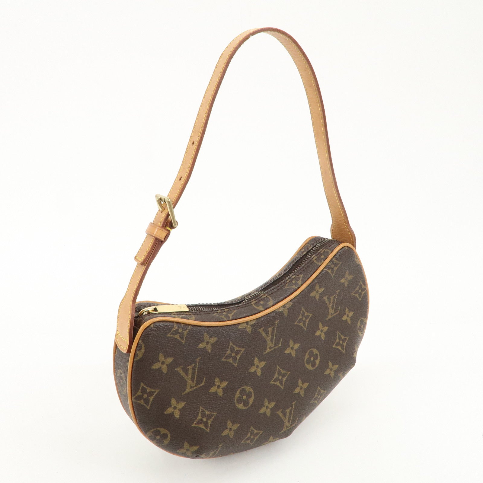 Louis Vuitton Monogram Pochette Croissant Shoulder Bag M51510 Used