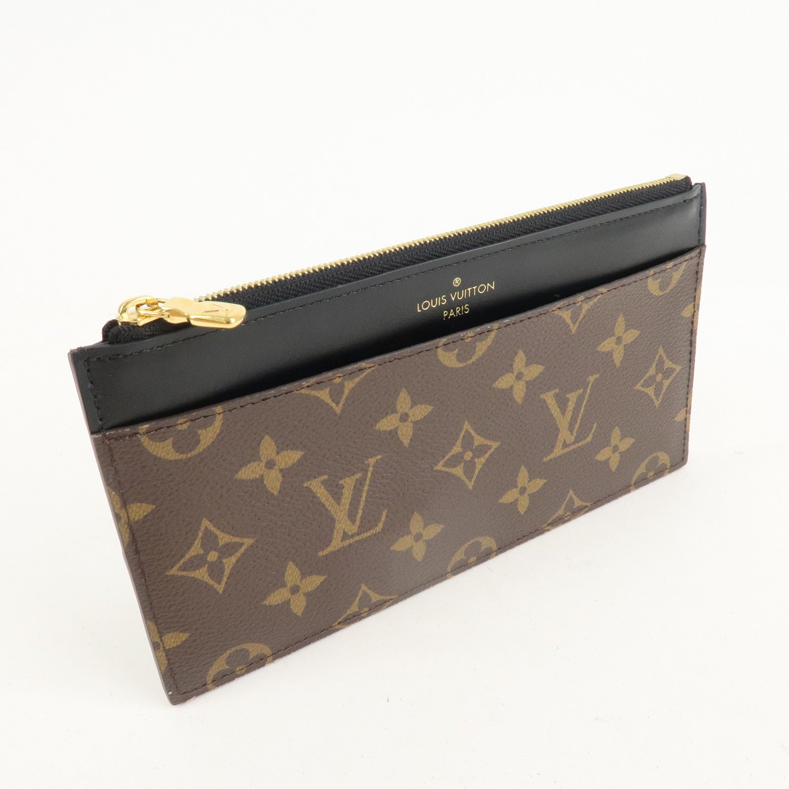 Louis Vuitton Monogram Reverse Slim Purse Card Case M80348 Used