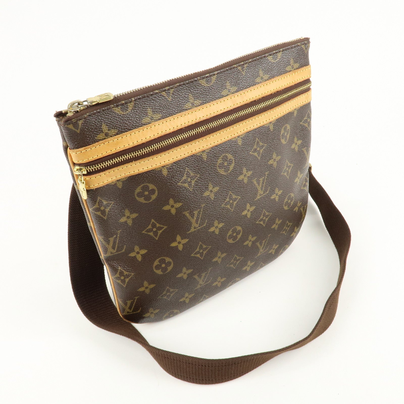 Louis Vuitton Monogram Pochette Bosphore Shoulder Bag M40044