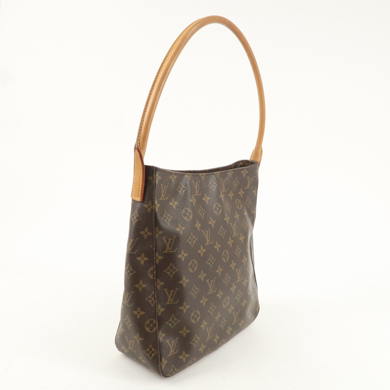 Louis Vuitton Monogram Looping GM Shoulder Bag Brown M51145