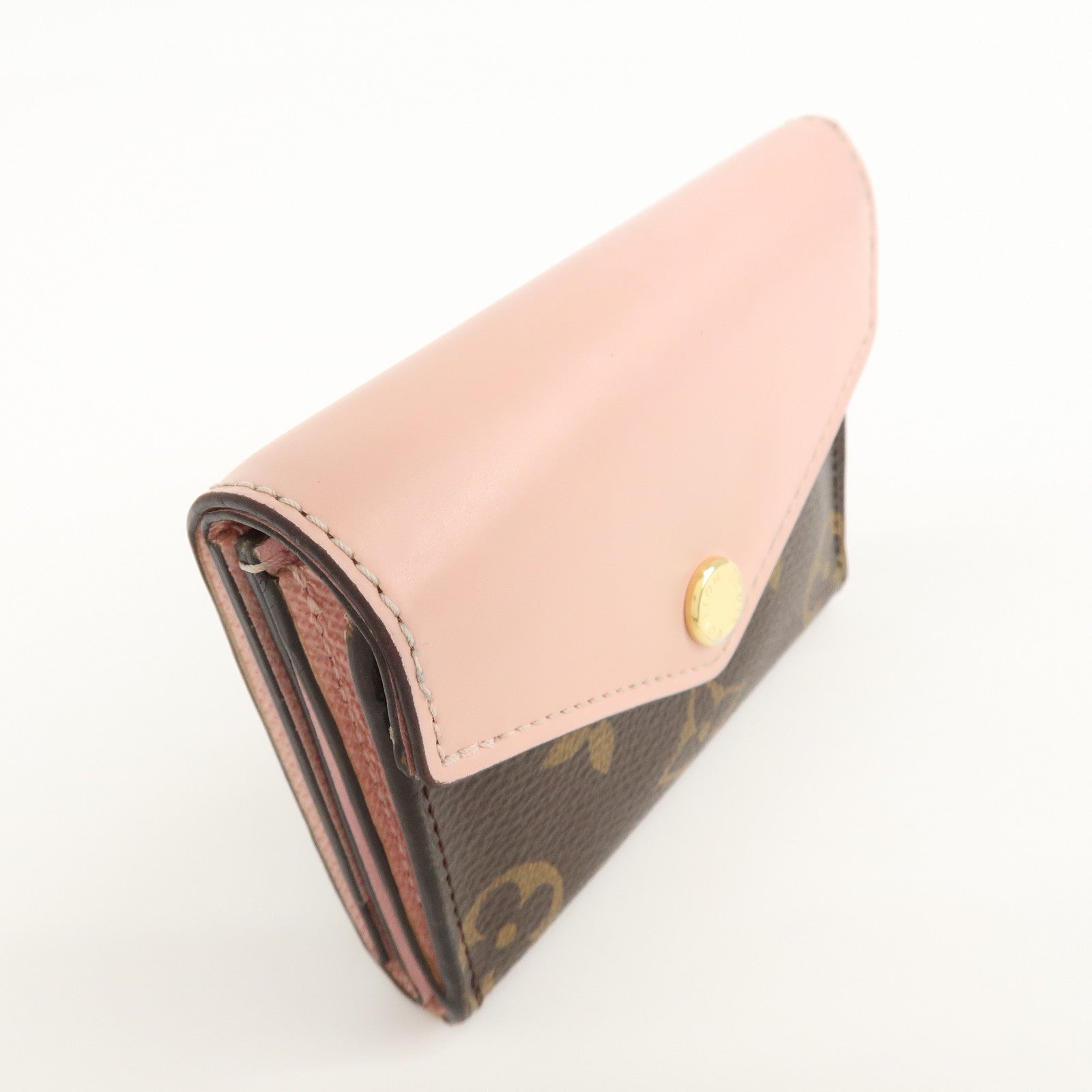 Louis Vuitton Portefeuille Zoe Wallet Rose Ballerine M62933 Used