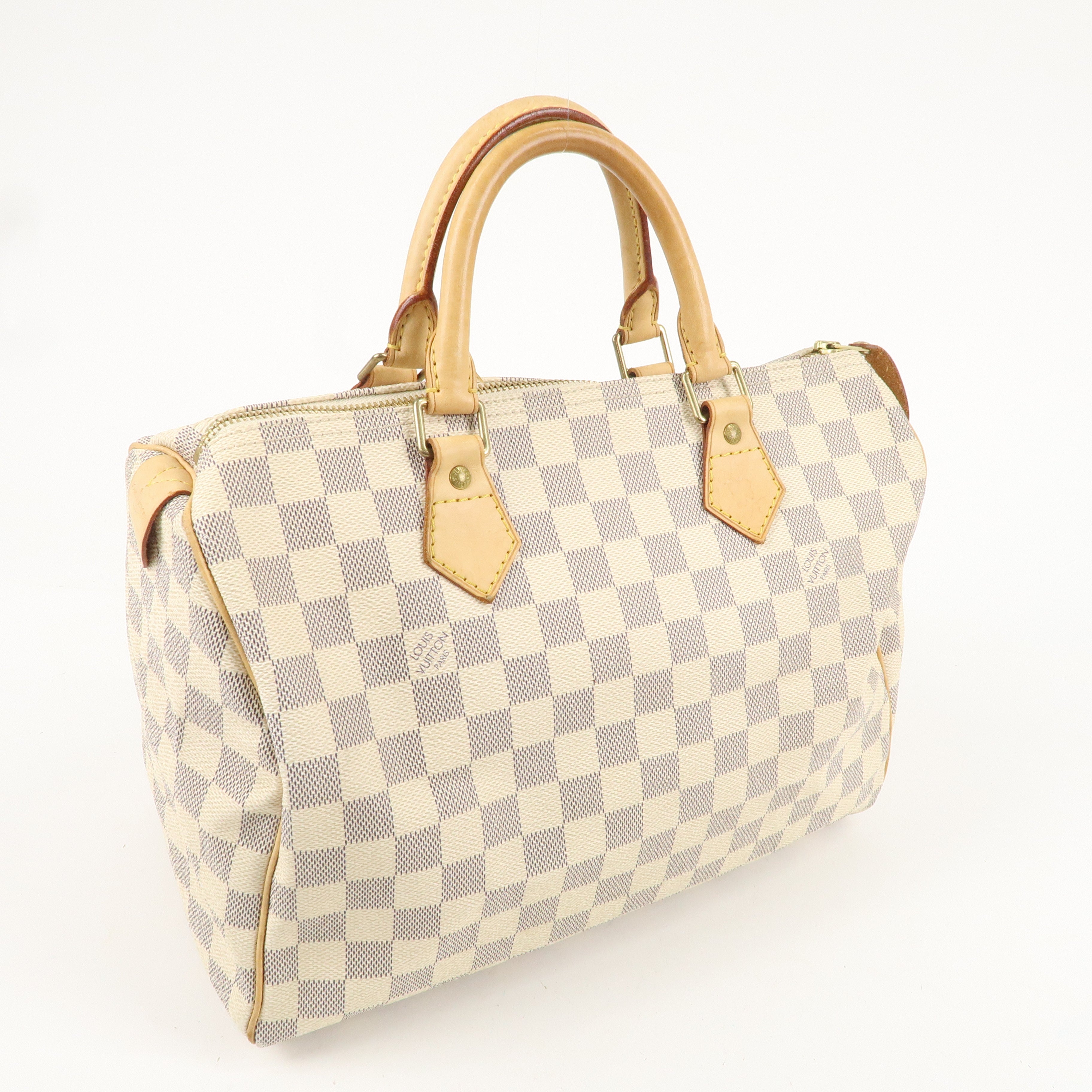 Louis Vuitton Damier Azur Speedy 30 Boston Hand Bag N41533