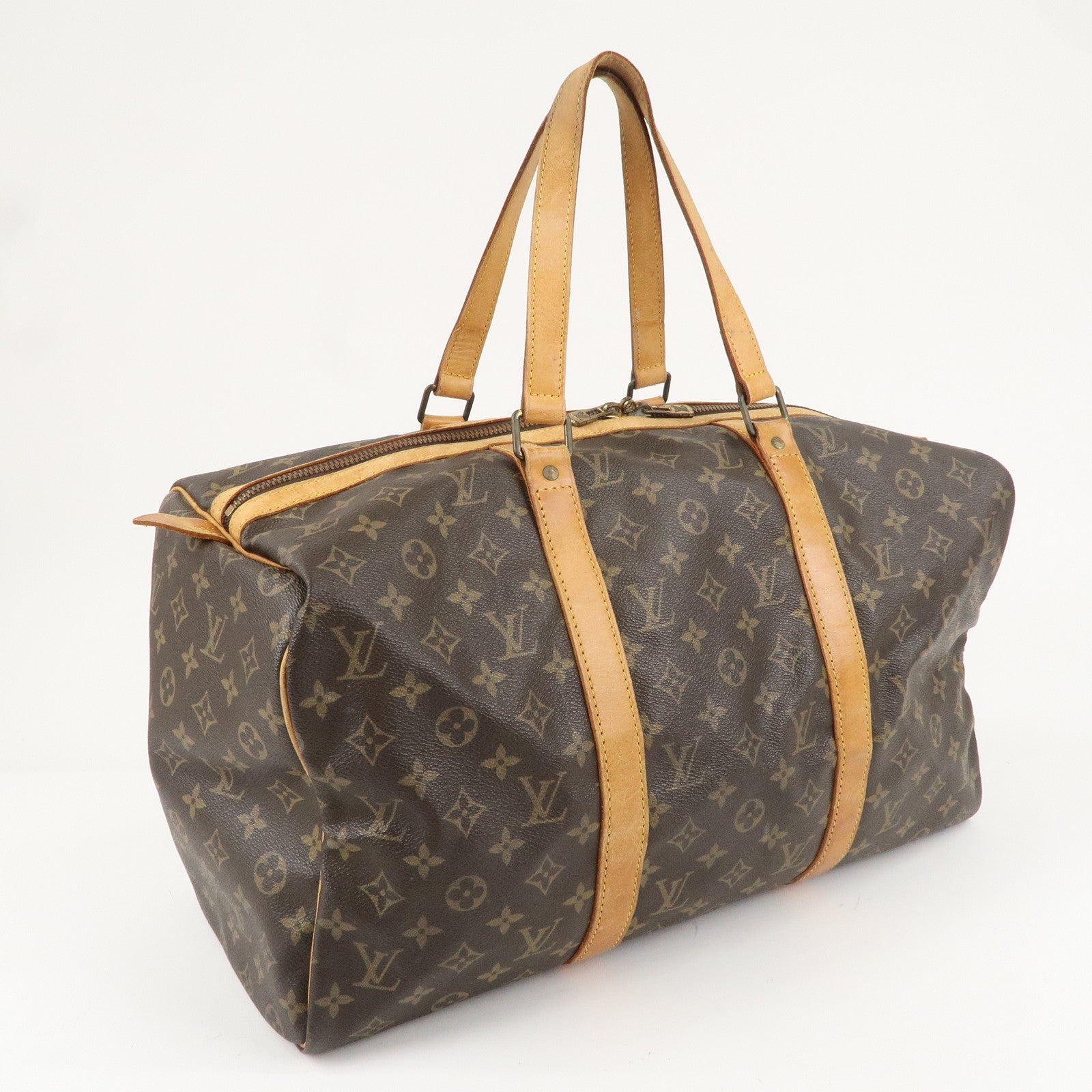 Louis Vuitton Monogram Sac Souple 45 Boston Bag M41624