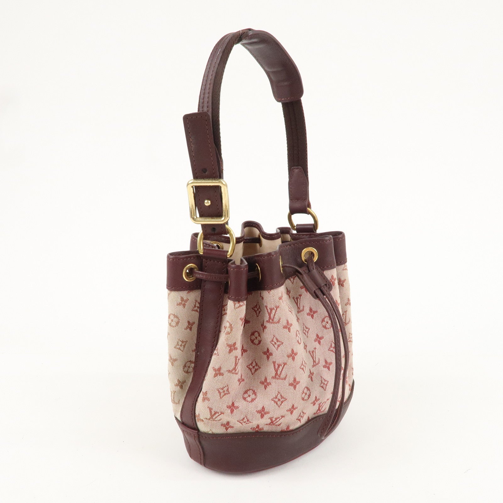 Louis Vuitton Monogram Mini Noelie Hand Bag Cerise M92686