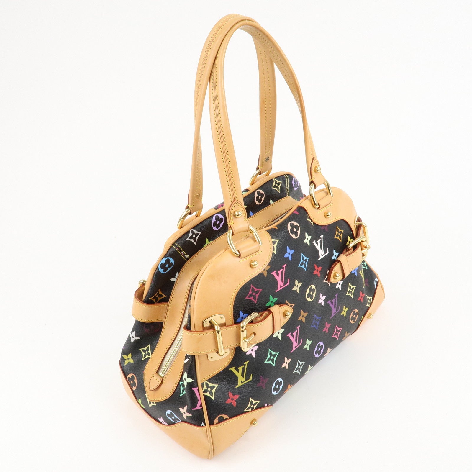 Louis Vuitton Monogram Multicolor Claudia Hand Bag M40194 Used