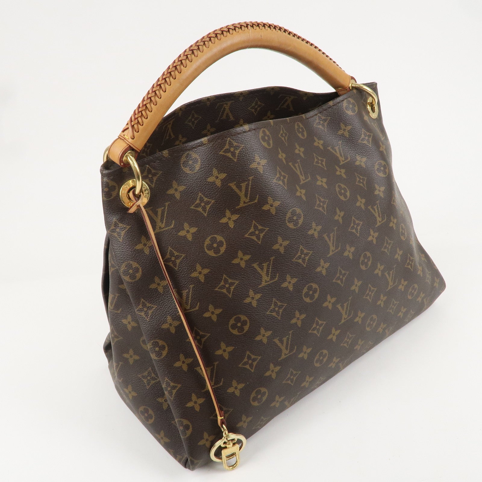 Louis Vuitton Monogram Artsy MM Shoulder Bag Brown M40249