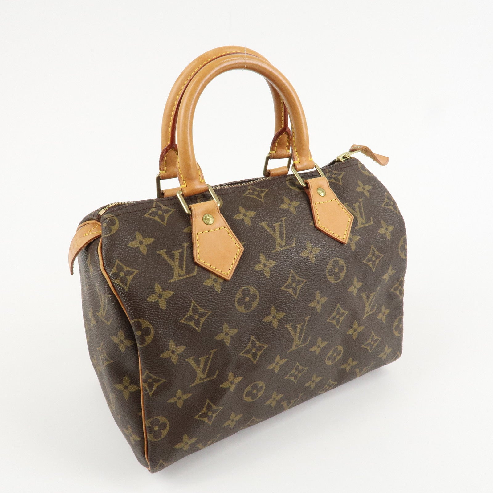 Louis Vuitton Monogram Speedy 25 Hand Bag Boston Bag M41528 Used