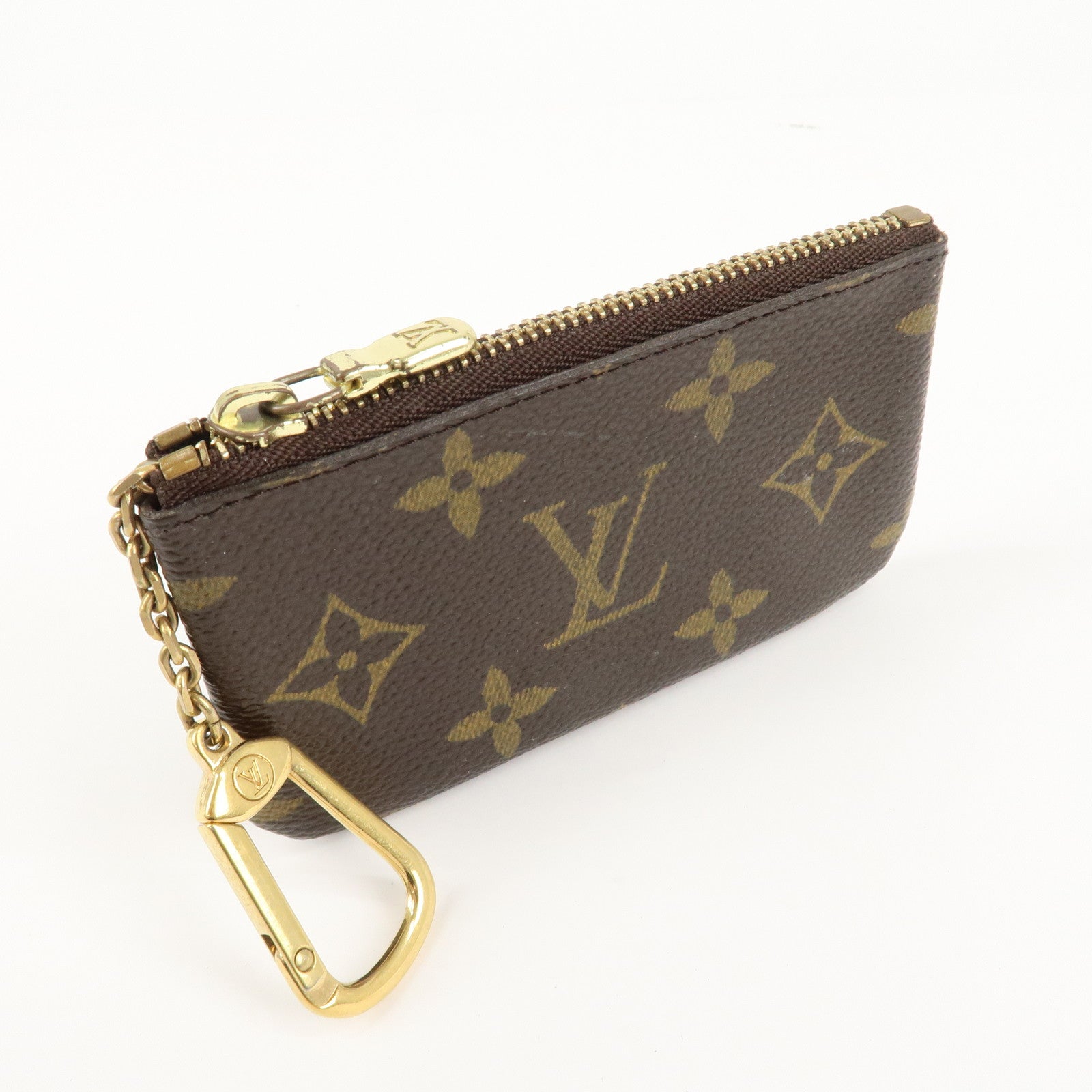 Louis Vuitton Monogram Pochette Cles Coin Case Key Case M62650