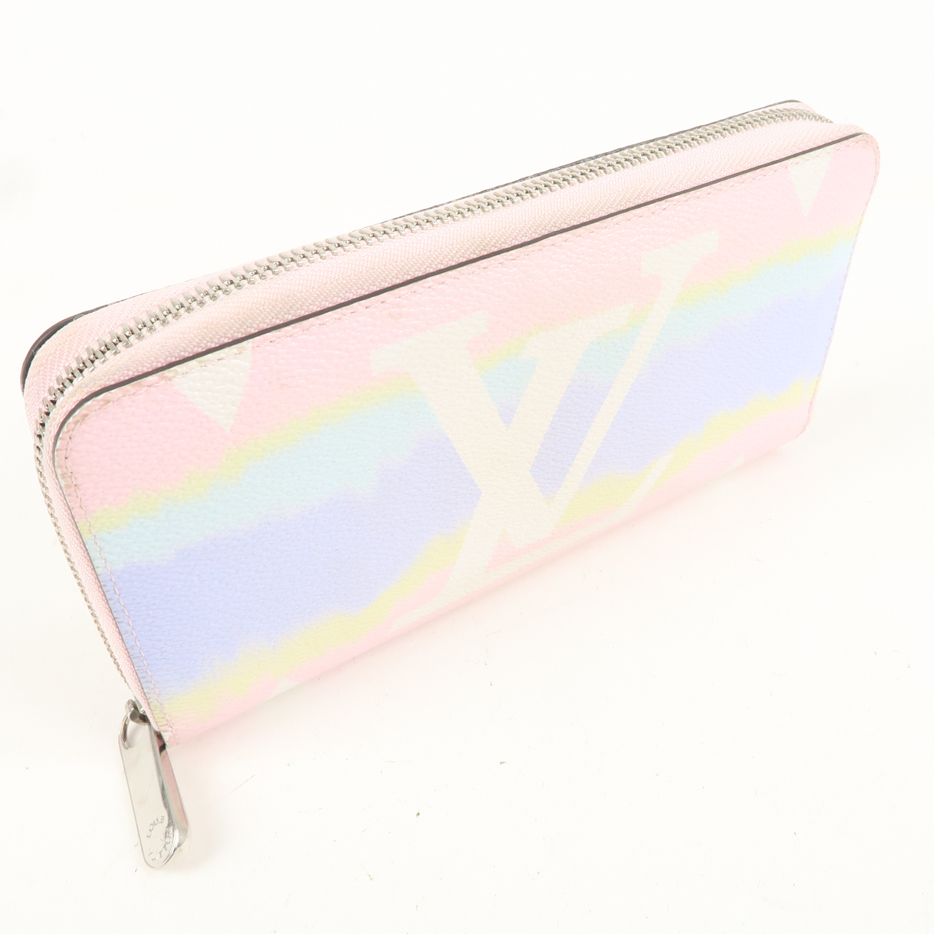 Louis Vuitton Monogram Escal Zippy Wallet Pastel Pink M69100