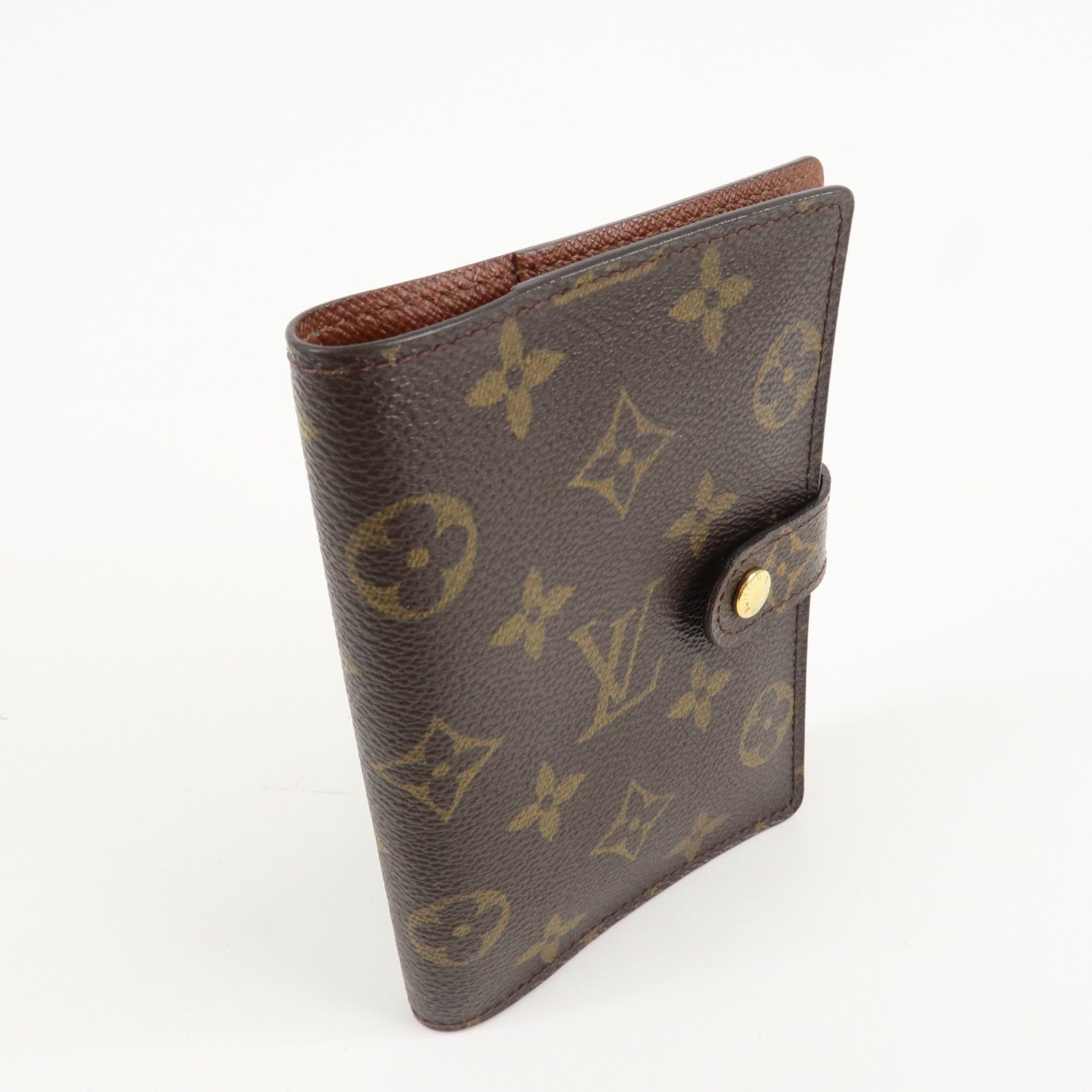 Louis Vuitton Monogram Agenda PM Planner Cover Brown R20005 Used