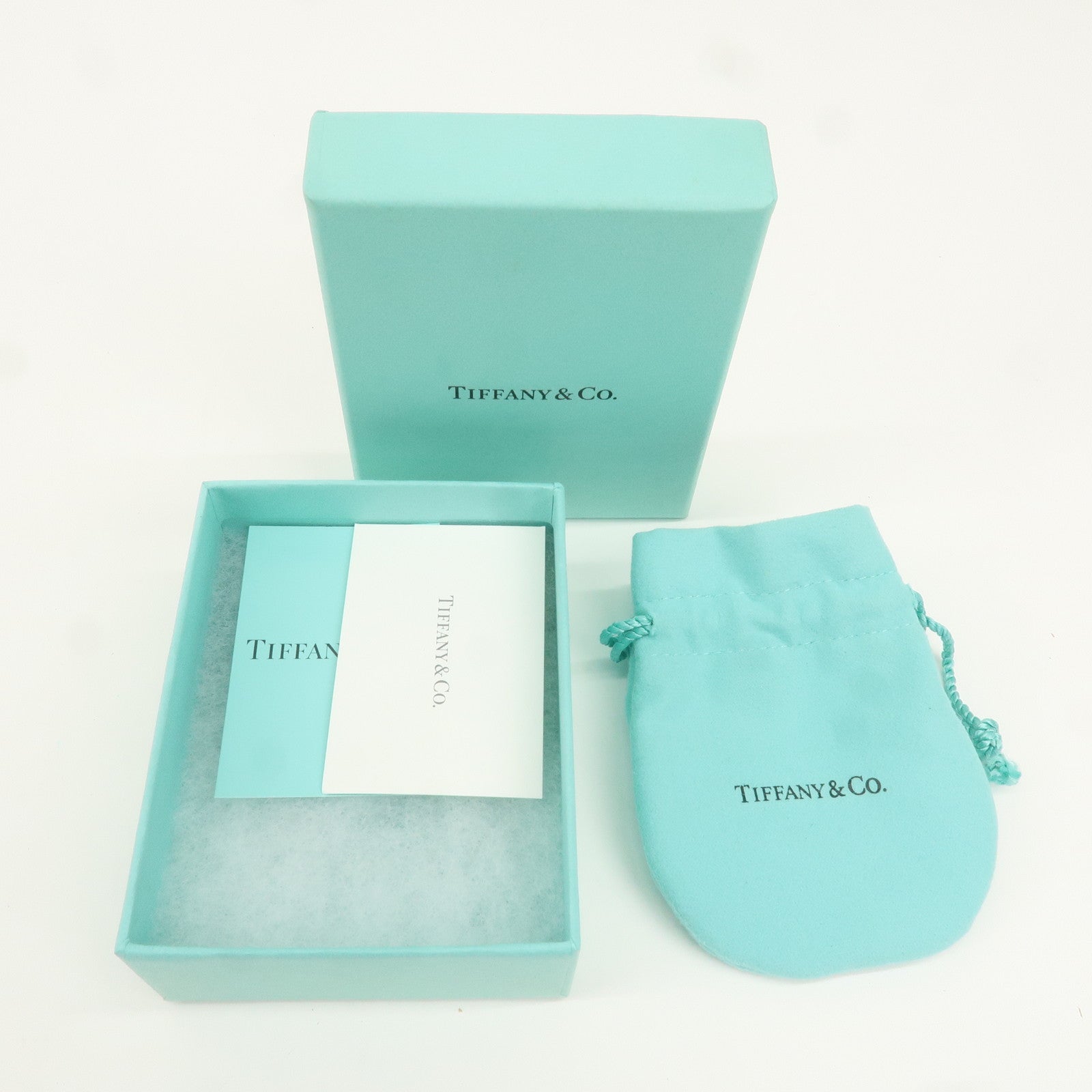 Tiffany&Co. Set of 10 Jewelry Necklace Box Dust Bag Tiffany Blue