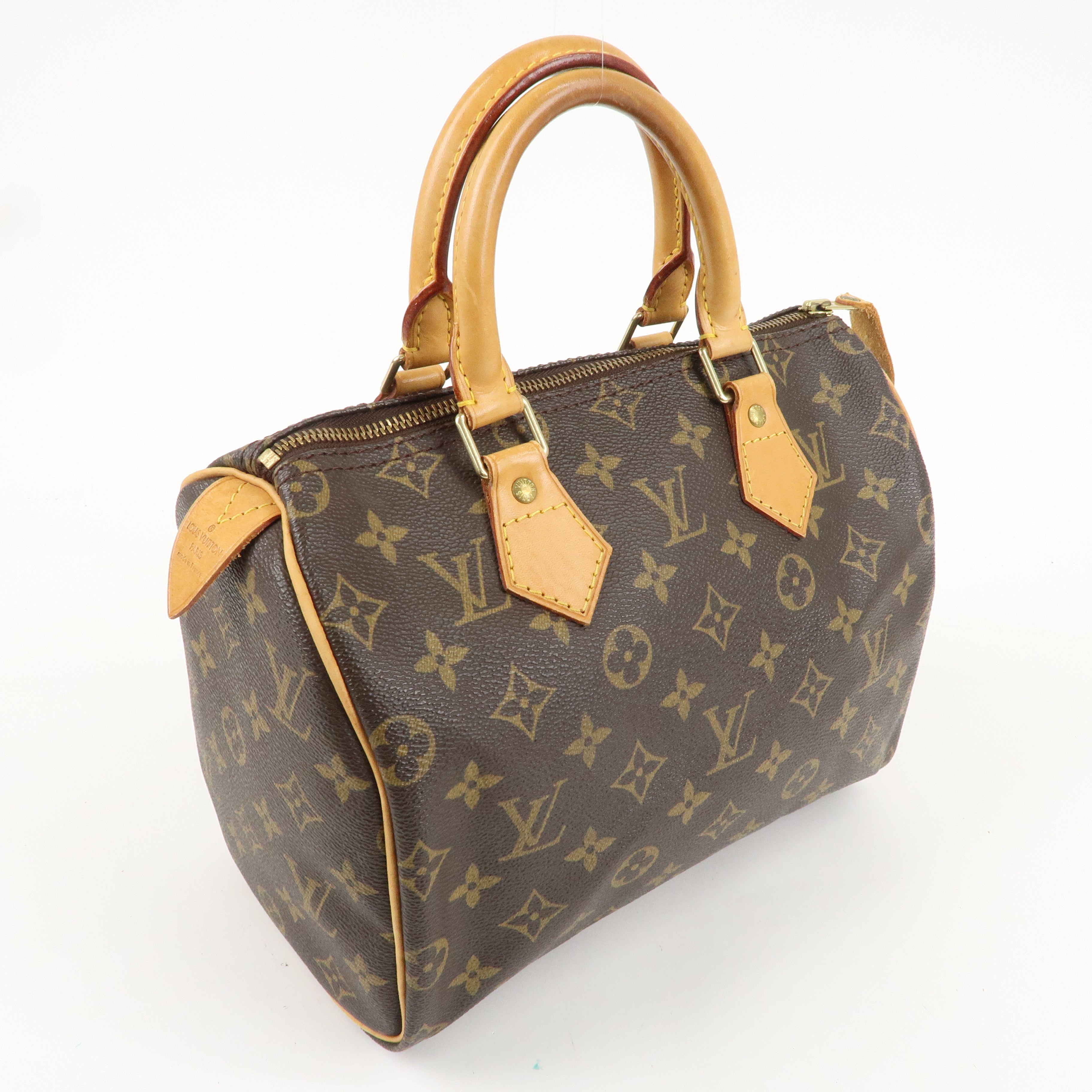 Louis Vuitton Monogram Speedy 25 Hand Bag Boston Bag M41528