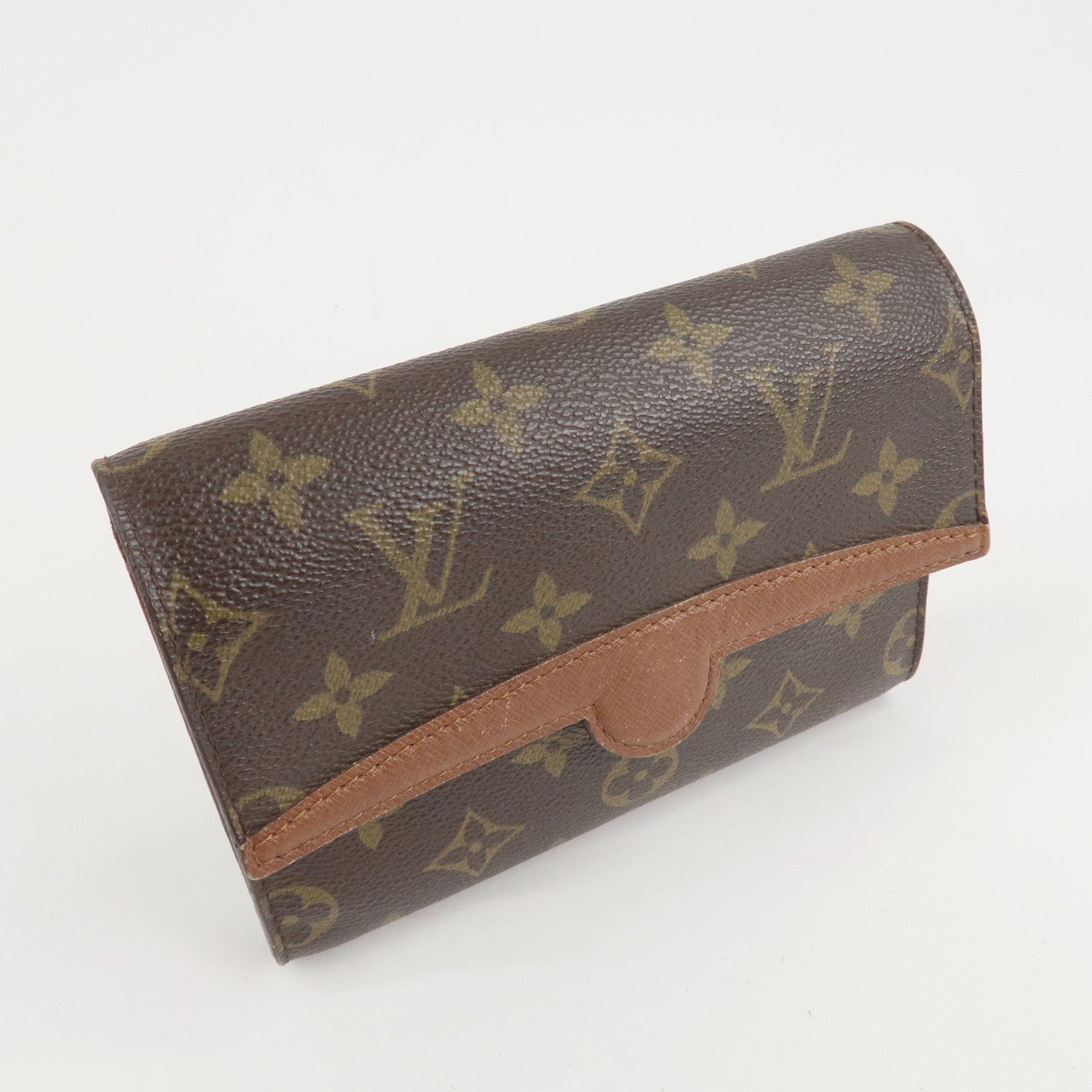 Louis Vuitton Monogram Arche Waist Pouch Brown M51975 Used