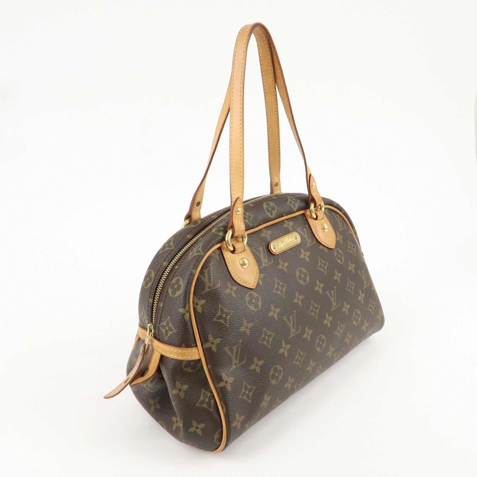 Louis Vuitton Monogram Montorgueil PM Shoulder Bag Brown M95565