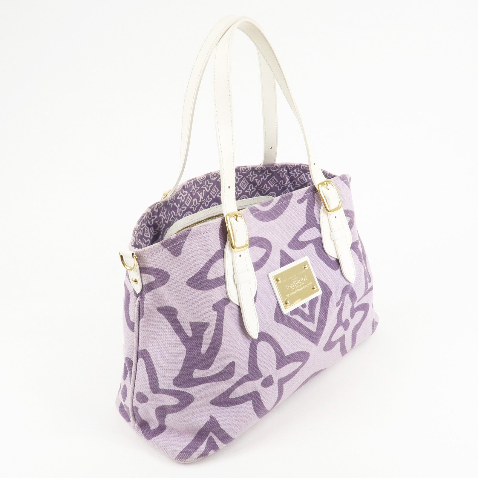 Louis Vuitton Cruise Line Tahitienne PM Tote Bag  Lilas M95680 Used