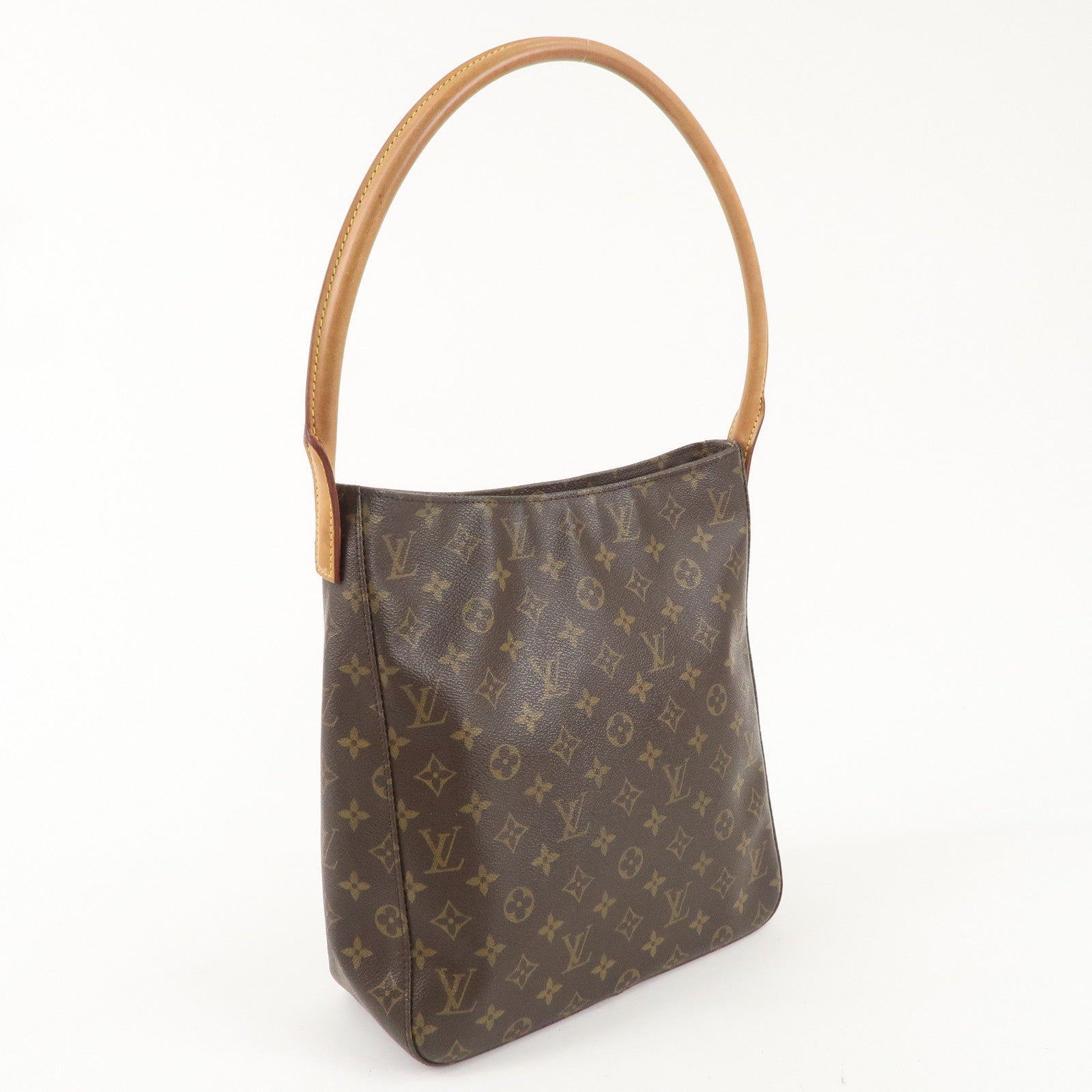 Louis Vuitton Monogram Looping GM Shoulder Bag Brown M51145