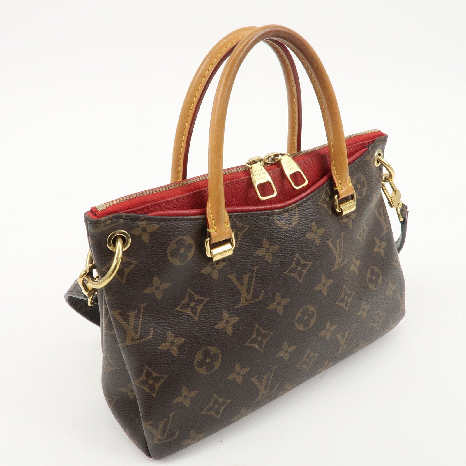 Louis Vuitton MonogramPallas BB 2Way Hand Bag Shoulder Bag M41241 Used