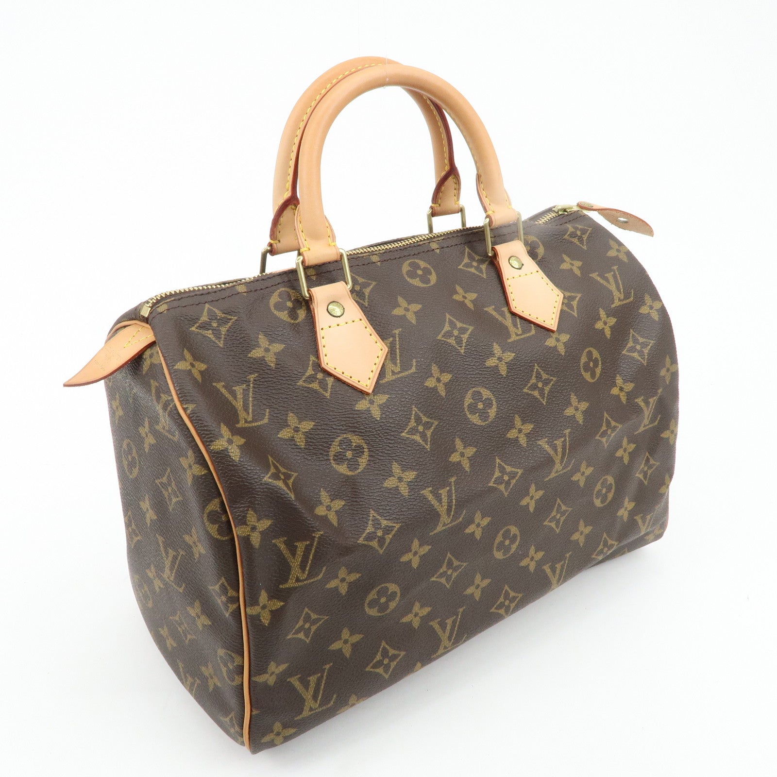 Louis Vuitton Monogram Speedy 30 Hand Bag Boston Bag M41526 Used