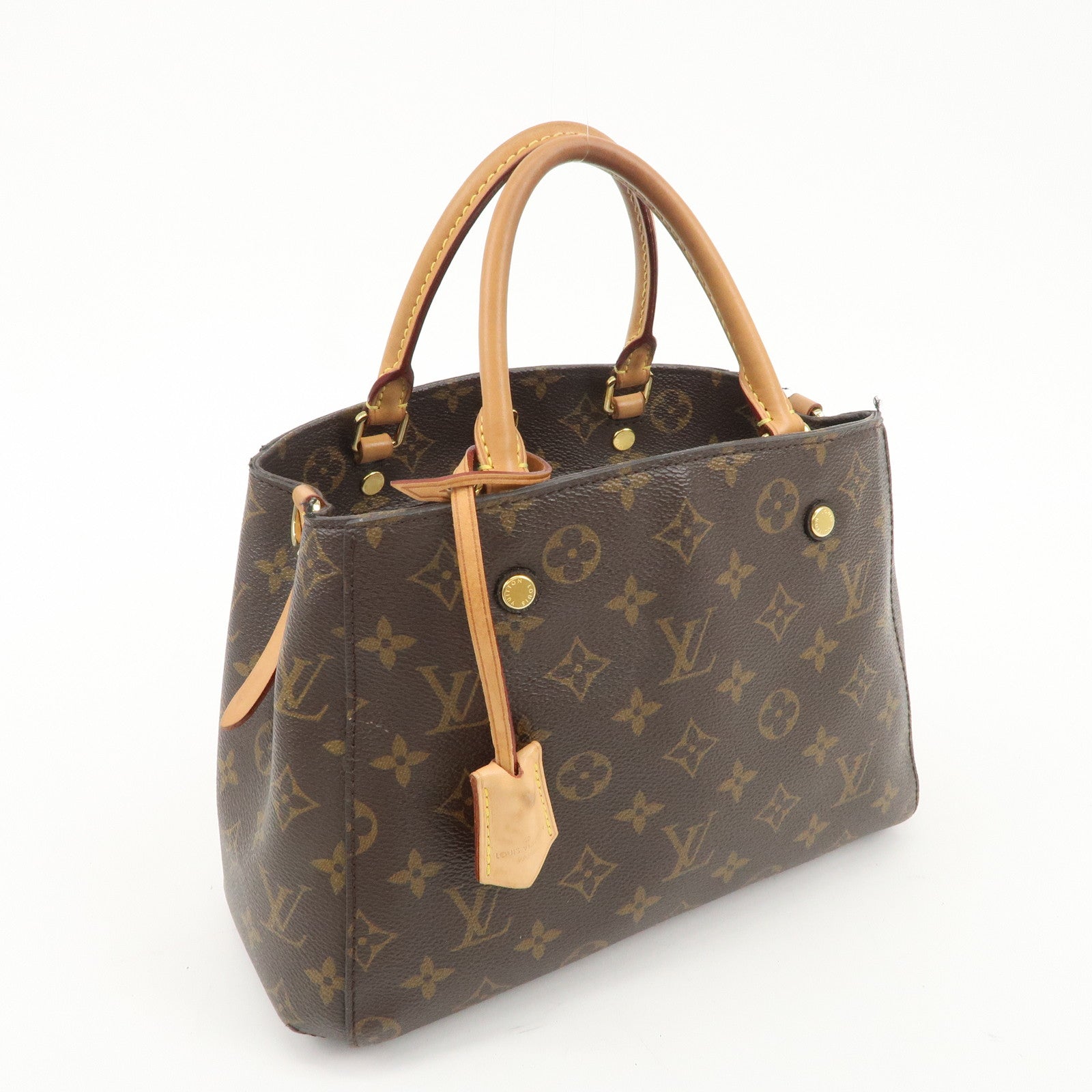 Louis Vuitton Monogram Montaigne BB 2Way Bag Hand Bag M41055 Used